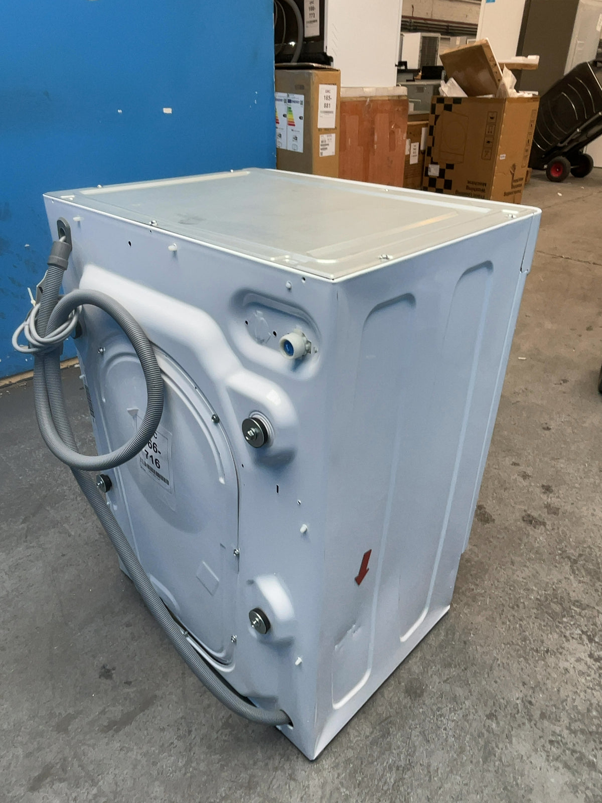 #GRC-166-716 - Candy 8kg Integrated Washing Machine – 1400 Spin, Rapid Care Cycles, Kilo Detector, White