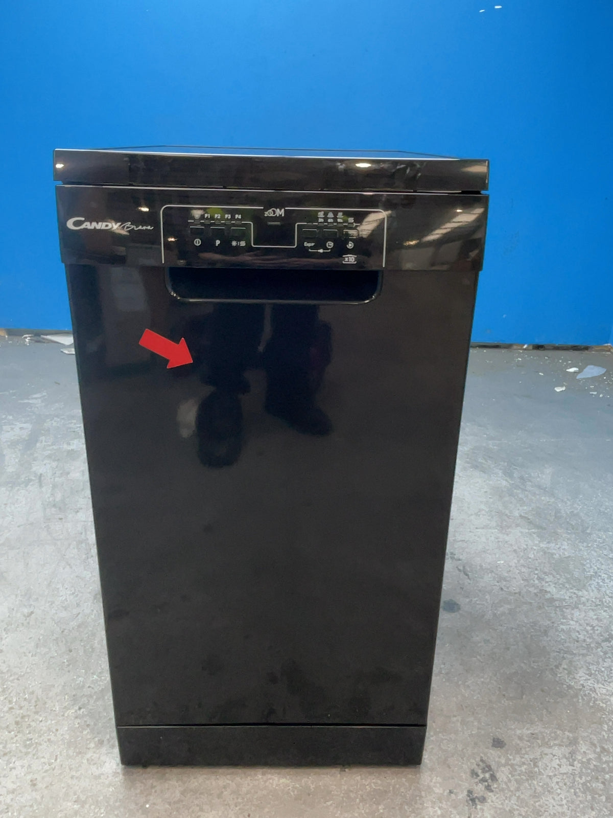 #GRC-166-722 - Candy Brava 45cm Slimline Dishwasher – 10 Place Settings, E Rated, Black