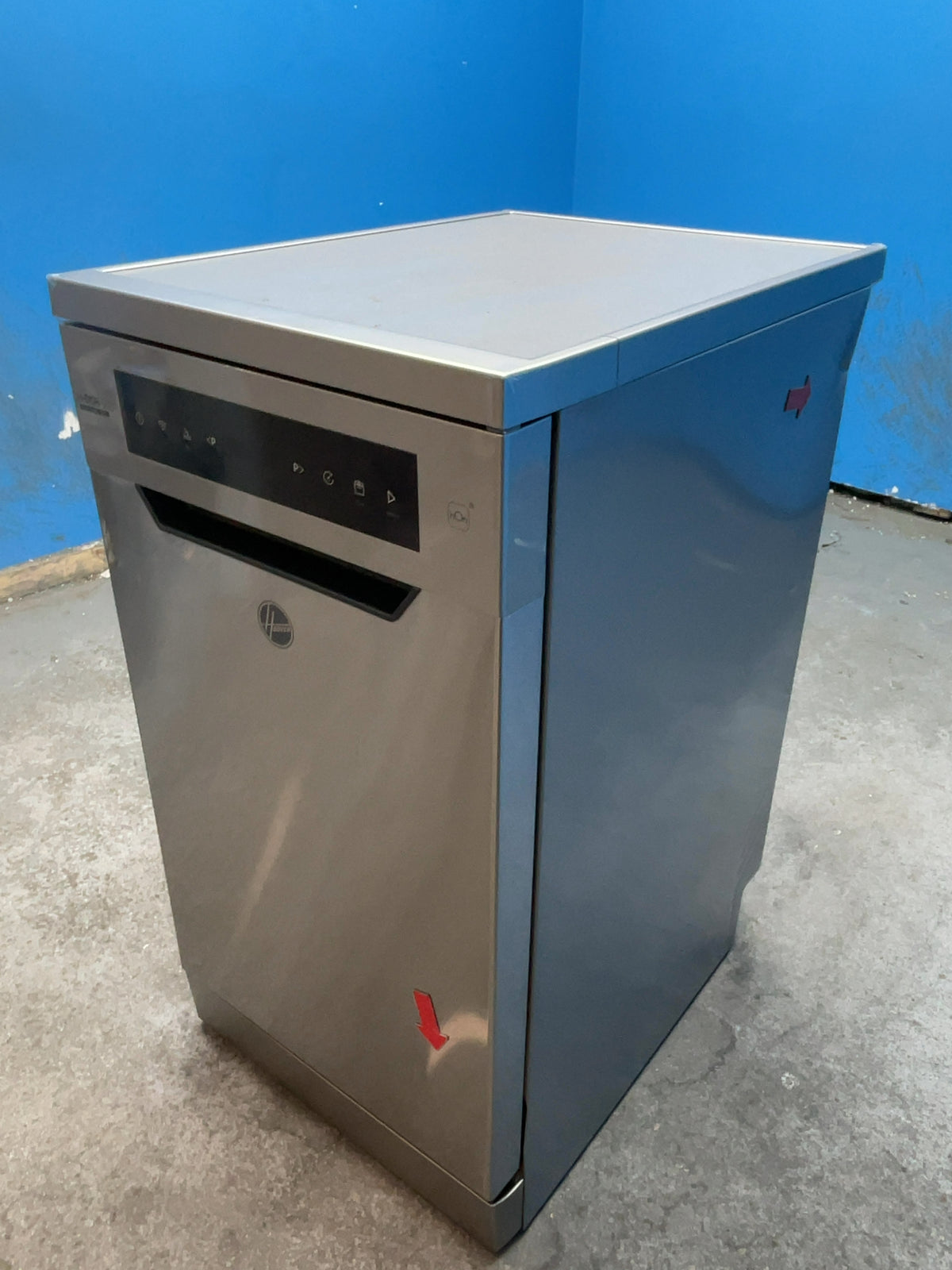 #GRC-166-723 - Hoover H-DISH 500 45cm Slimline Dishwasher – 10 Place Settings, WiFi Connected