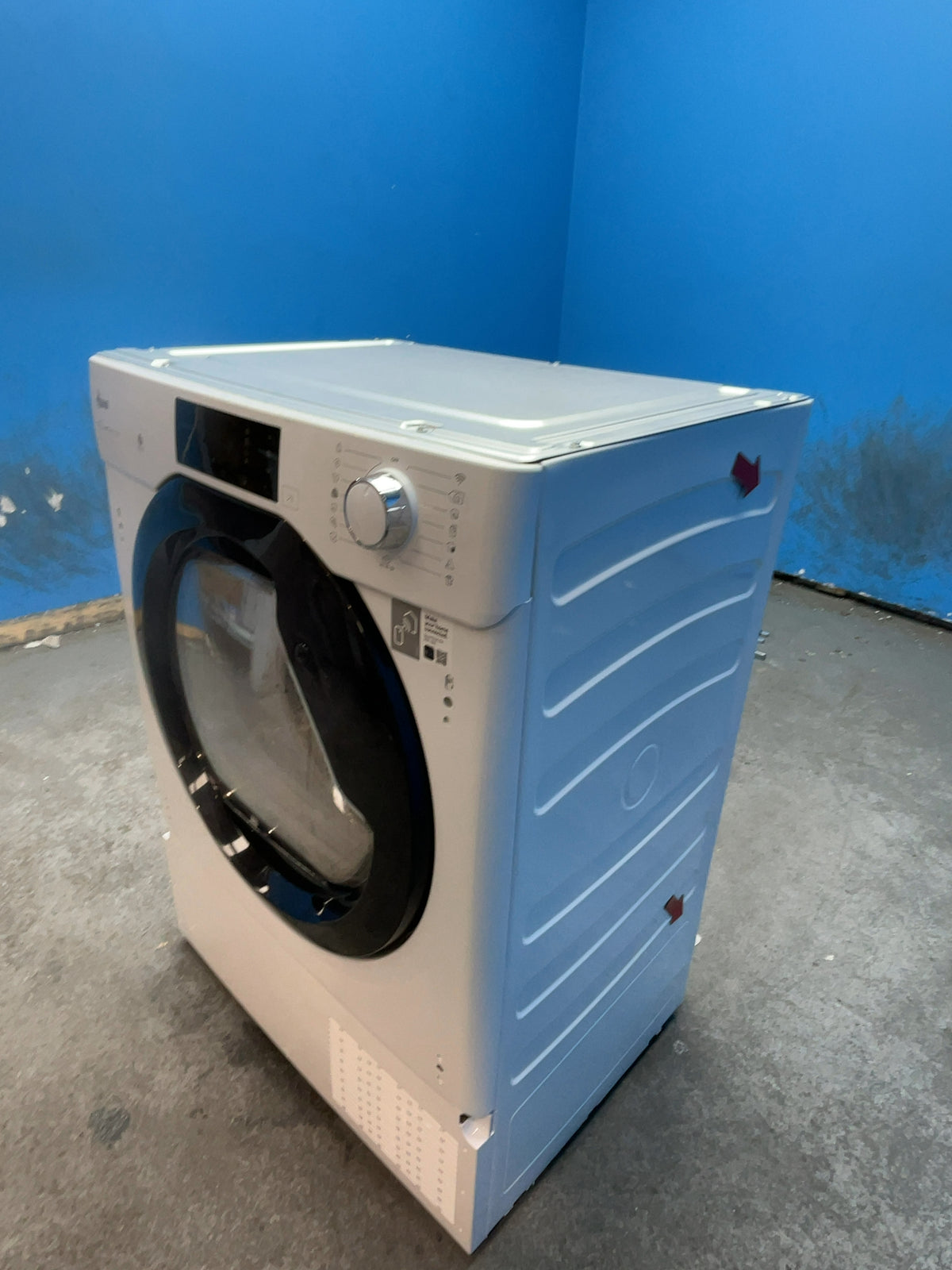 #GRC-166-747 - Hoover H-DRY 300 7kg Integrated Heat Pump Tumble Dryer – WiFi Connected, Sensor Drying, White