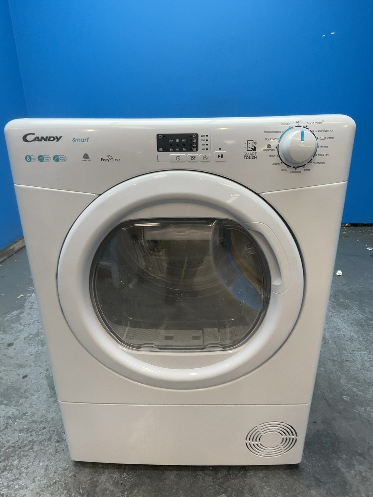#GRC-166-788 - Candy Smart 8kg Heat Pump Tumble Dryer – NFC Connectivity, White