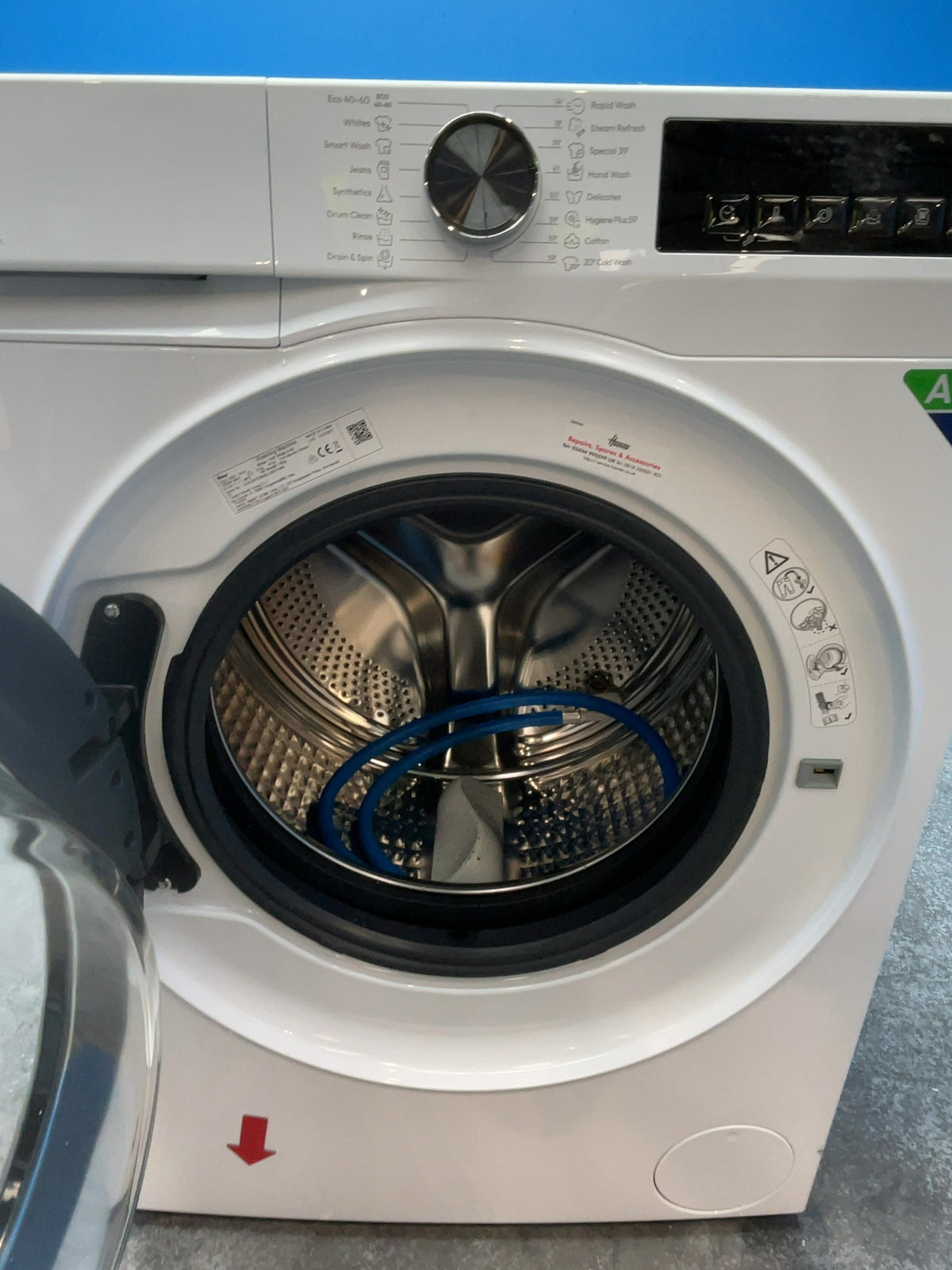#GRC-166-791 - Hoover Pro Wash Series 3 9kg 1400rpm Washing Machine – WiFi Connected, Steam Refresh, White