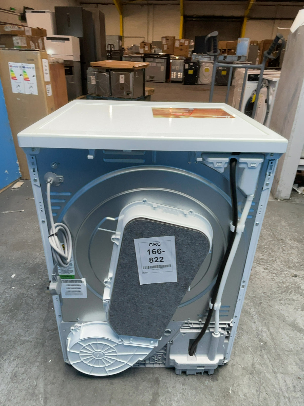 #GRC-166-822 - Hoover Pro Dry Series 3 9kg Heat Pump Tumble Dryer – Sensor Drying, White