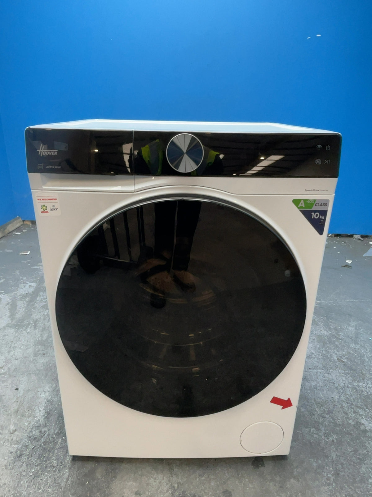 #GRC-166-824 - Hoover Pro Wash Series 7 10kg 1400rpm Washing Machine – WiFi Connected, Auto Dosing, White
