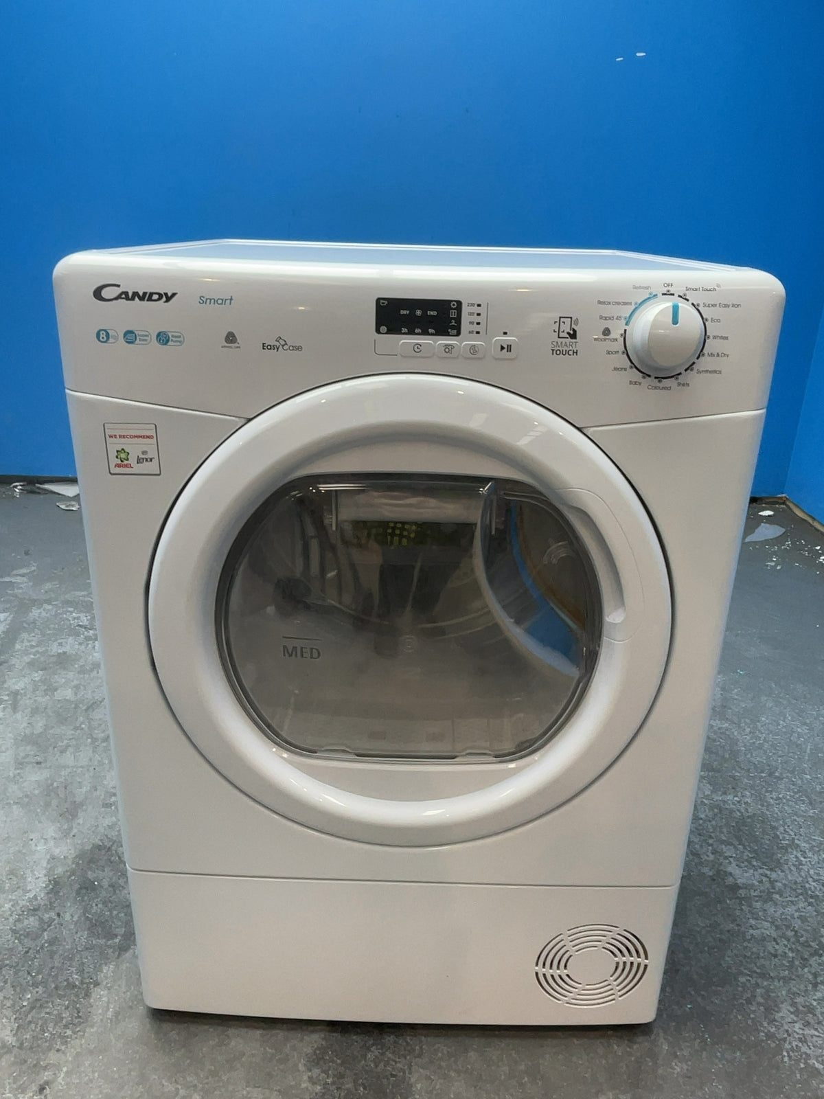 #GRC-166-825 - Candy Smart 8kg Heat Pump Tumble Dryer – NFC Connectivity, White