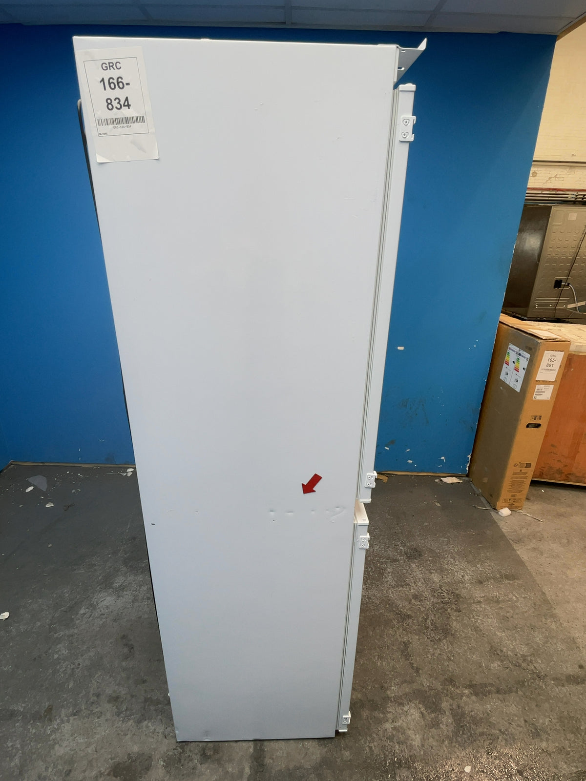 #GRC-166-834 - Haier 54cm Integrated Fridge Freezer – 242L, White, Total No Frost, Smart WiFi