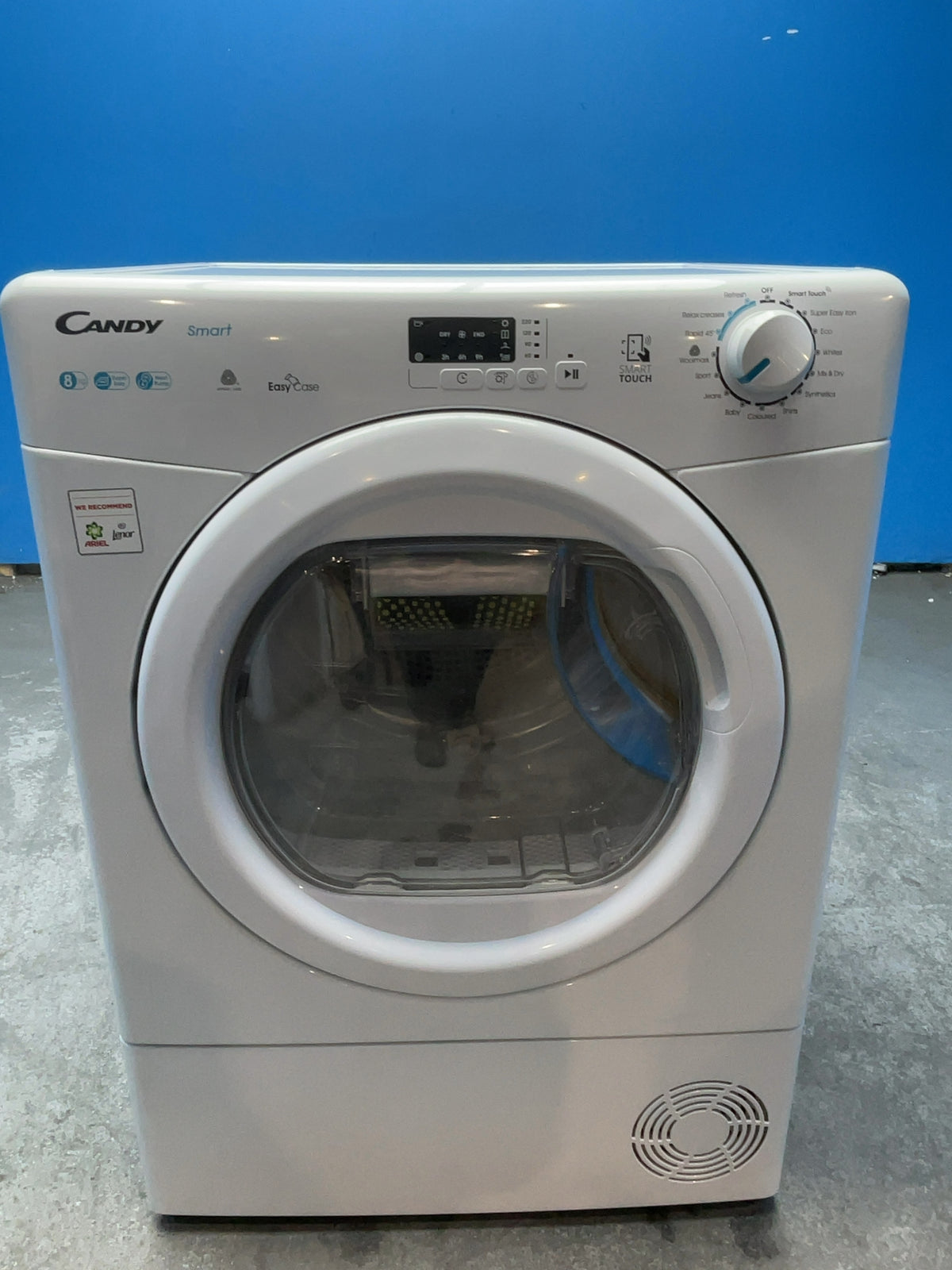 #GRC-166-917 - Candy Smart 8kg Heat Pump Tumble Dryer – NFC Connectivity, White