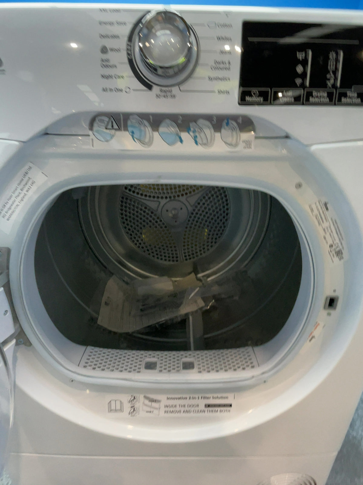 #GRC-166-925 - Hoover 10kg Heat Pump Tumble Dryer – WiFi Connected, White, A+++ Energy Rating