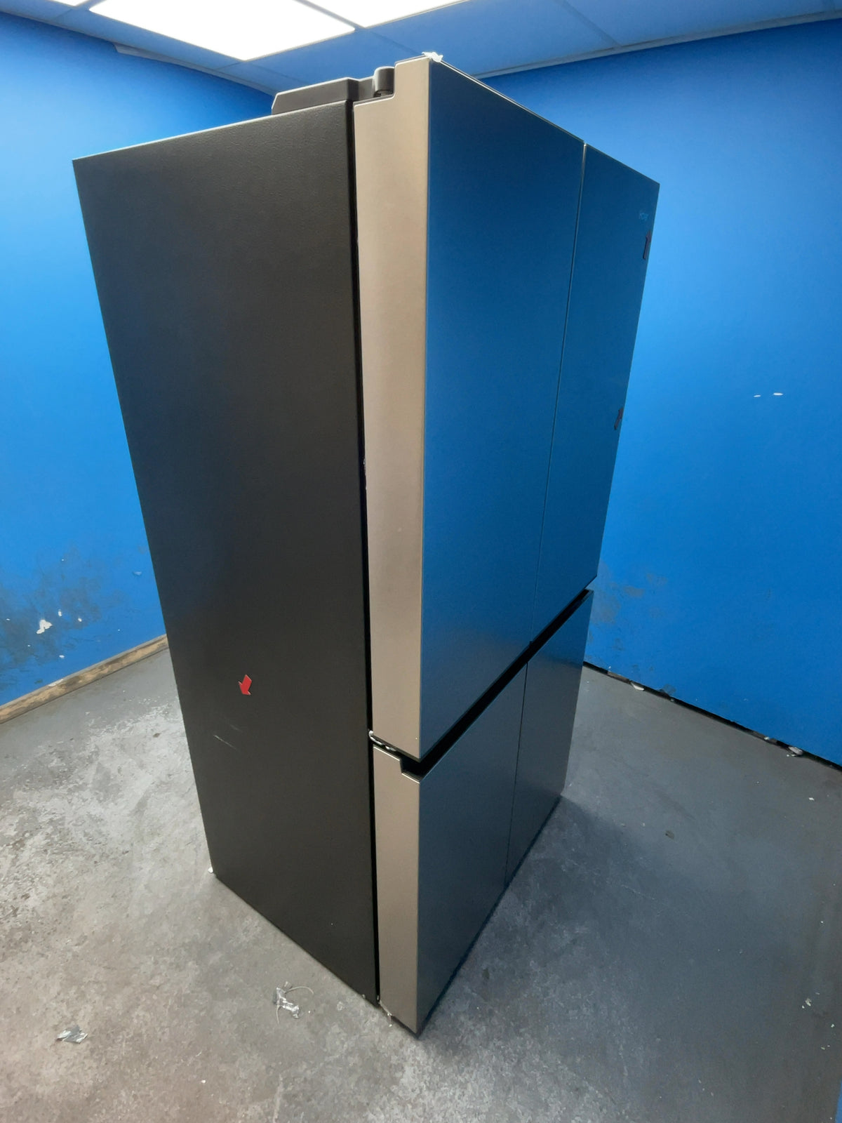 #GRC-166-946 - Haier Cube Series 5 American Style Fridge Freezer – 706L, Inox, Total No Frost