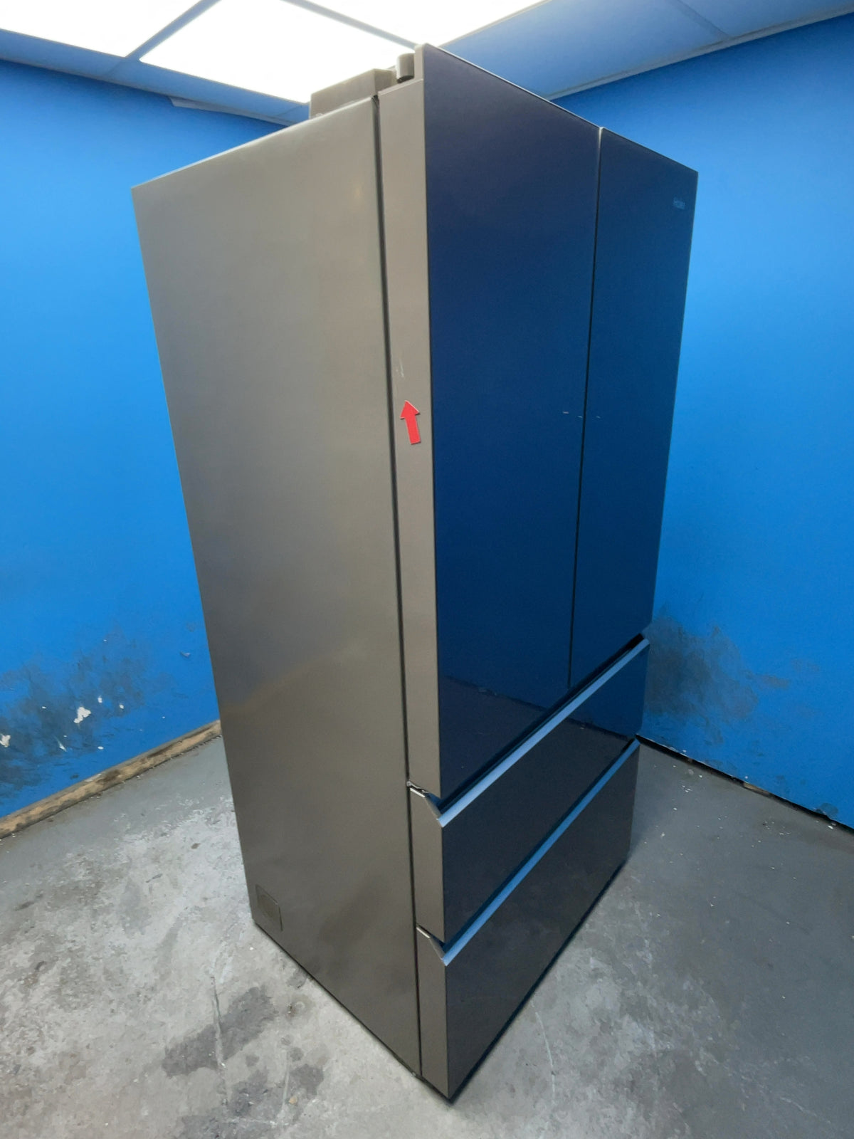 #GRC-166-956 - Haier 90.5cm French Door Fridge Freezer – 703L, Sapphire Glass, Total No Frost