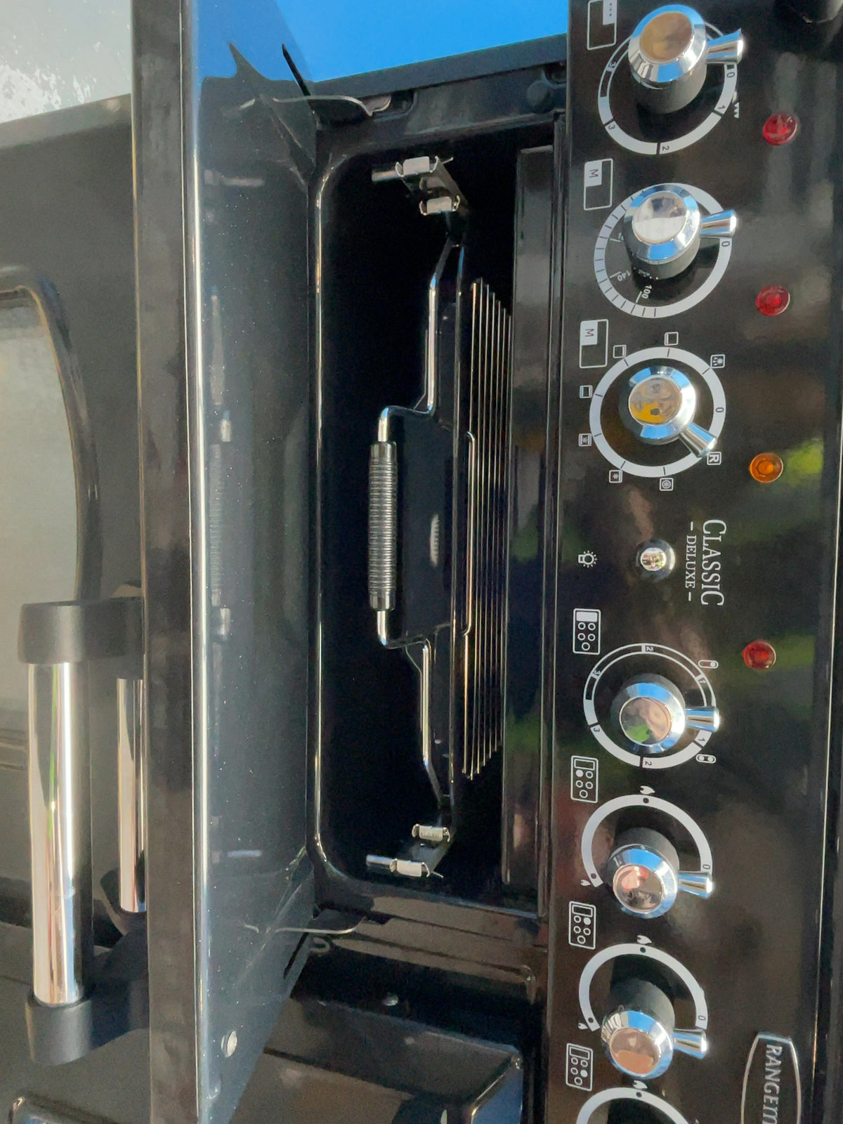 #GRC-166-961 - Rangemaster Classic Deluxe 110cm Dual Fuel Range Cooker – 158L, Wok Burner