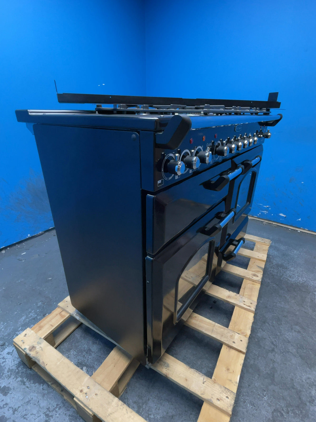 #GRC-166-961 - Rangemaster Classic Deluxe 110cm Dual Fuel Range Cooker – 158L, Wok Burner