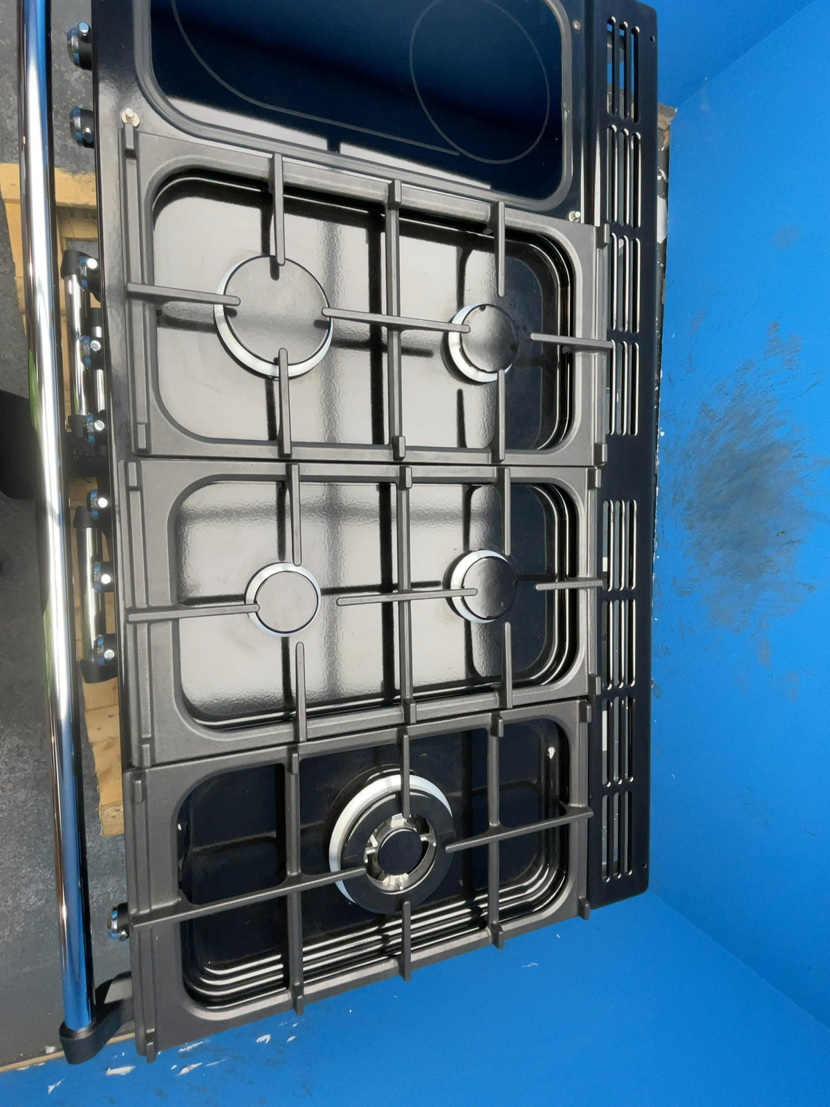 #GRC-166-961 - Rangemaster Classic Deluxe 110cm Dual Fuel Range Cooker – 158L, Wok Burner