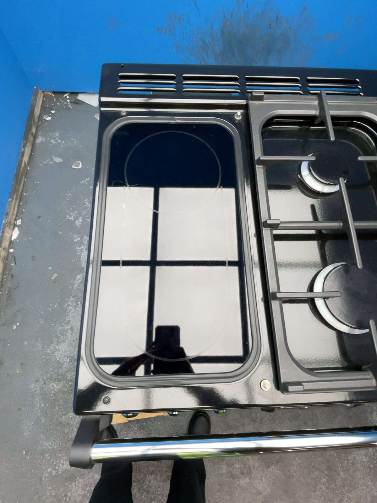 #GRC-166-961 - Rangemaster Classic Deluxe 110cm Dual Fuel Range Cooker – 158L, Wok Burner
