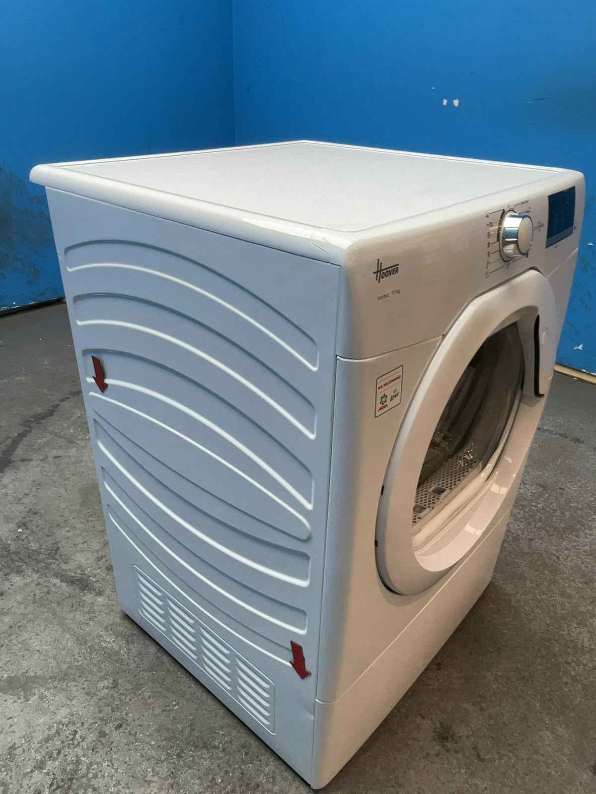 #GRC-166-980 - Hoover H-DRY 300 10kg Vented Tumble Dryer – WiFi Connected, White