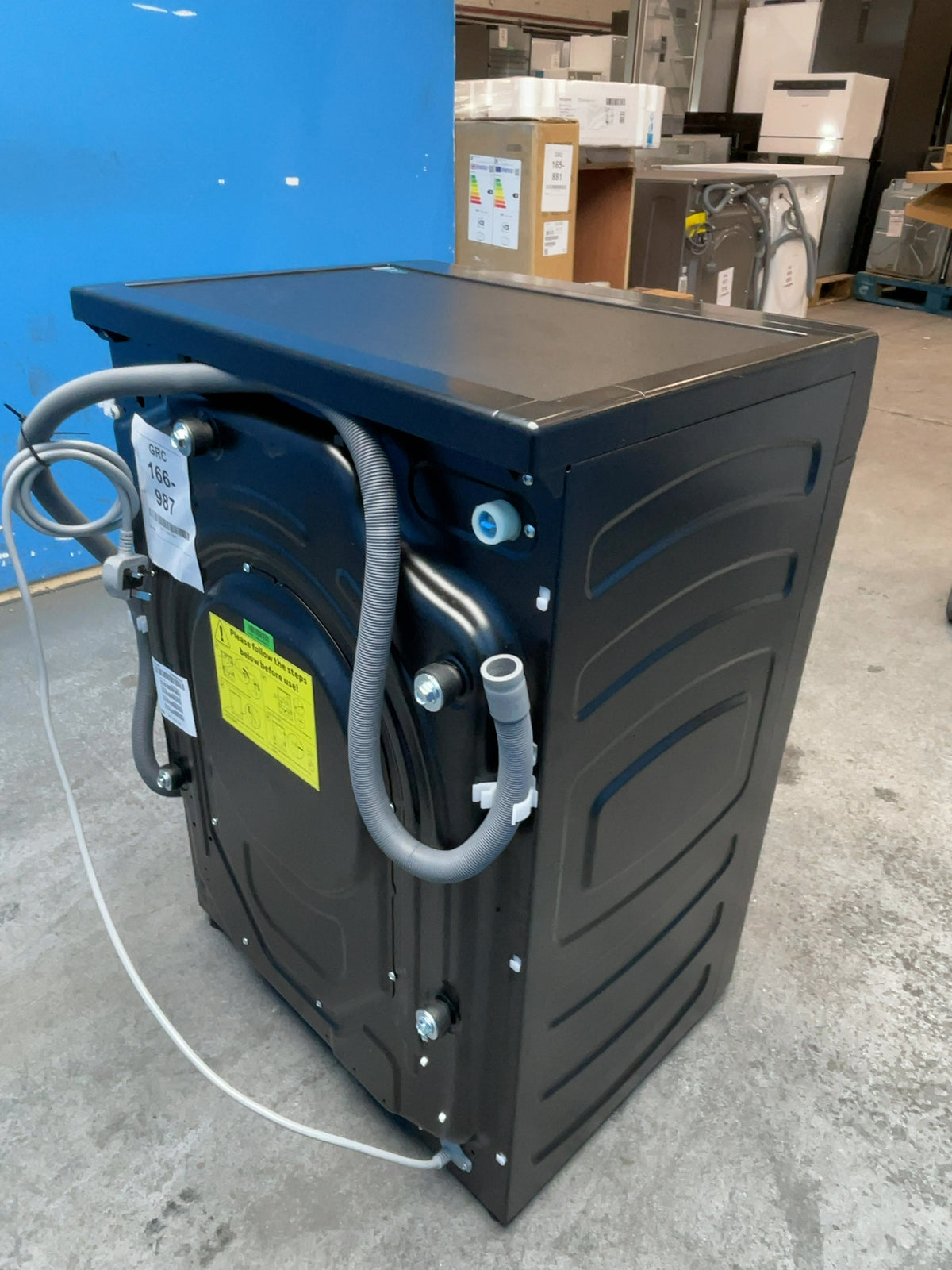 #GRC-166-987 - Hoover Pro Wash Series 3 9kg 1400rpm Washing Machine – WiFi Connected, hOn App, Matte Black
