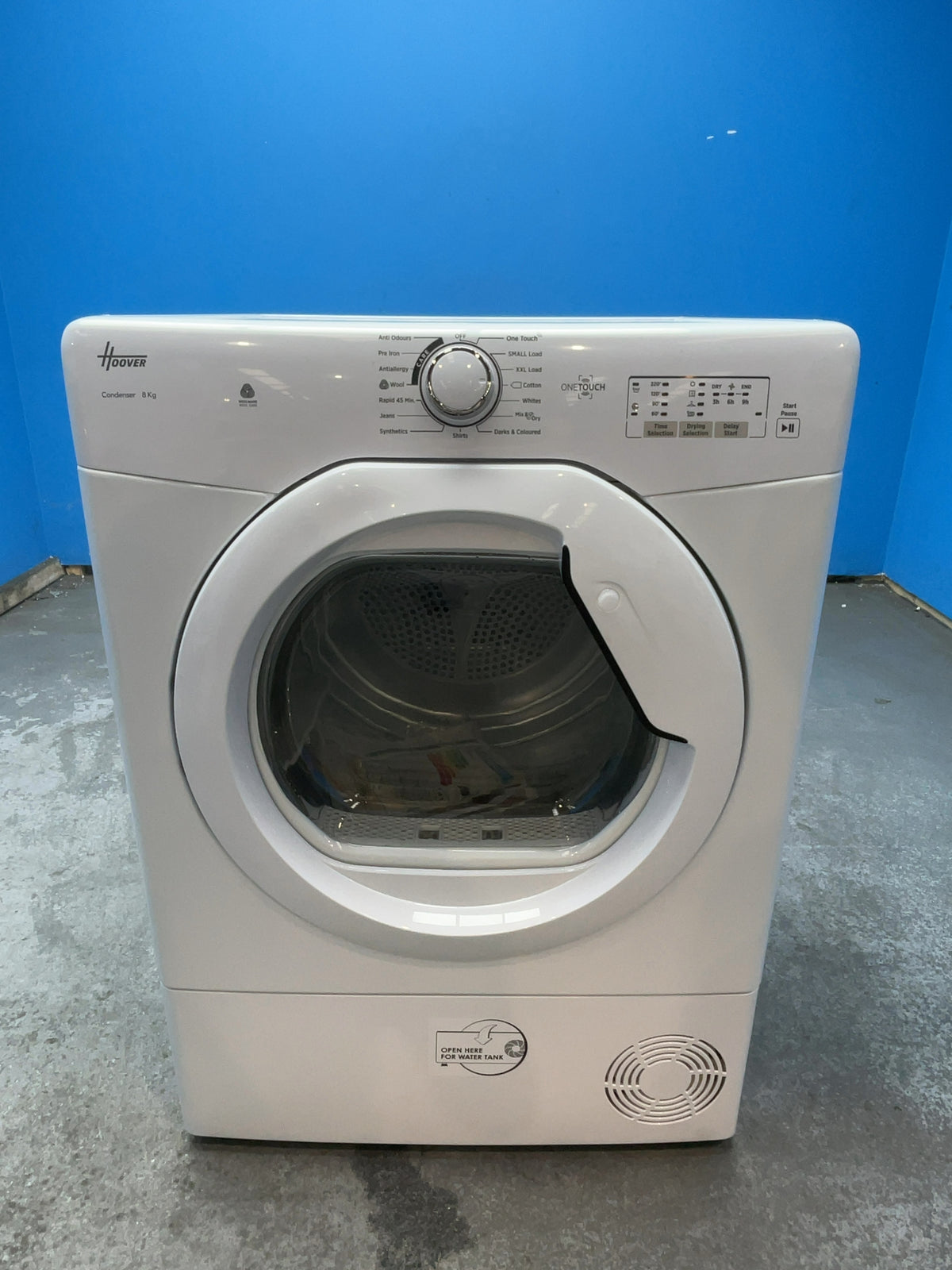 #GRC-166-988 - Hoover 8kg Condenser Tumble Dryer – WiFi Connected, White, B Energy Rating