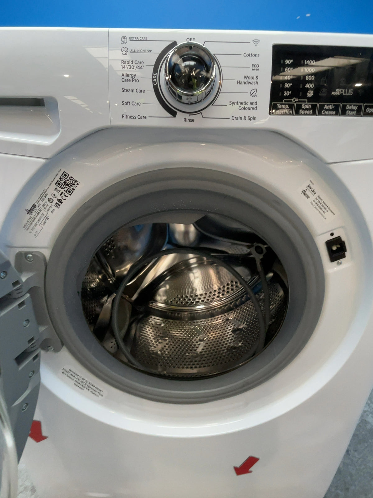 #GRC-166-997 - Hoover H-WASH 350 9kg 1400rpm Washing Machine – Allergy Care Pro, White
