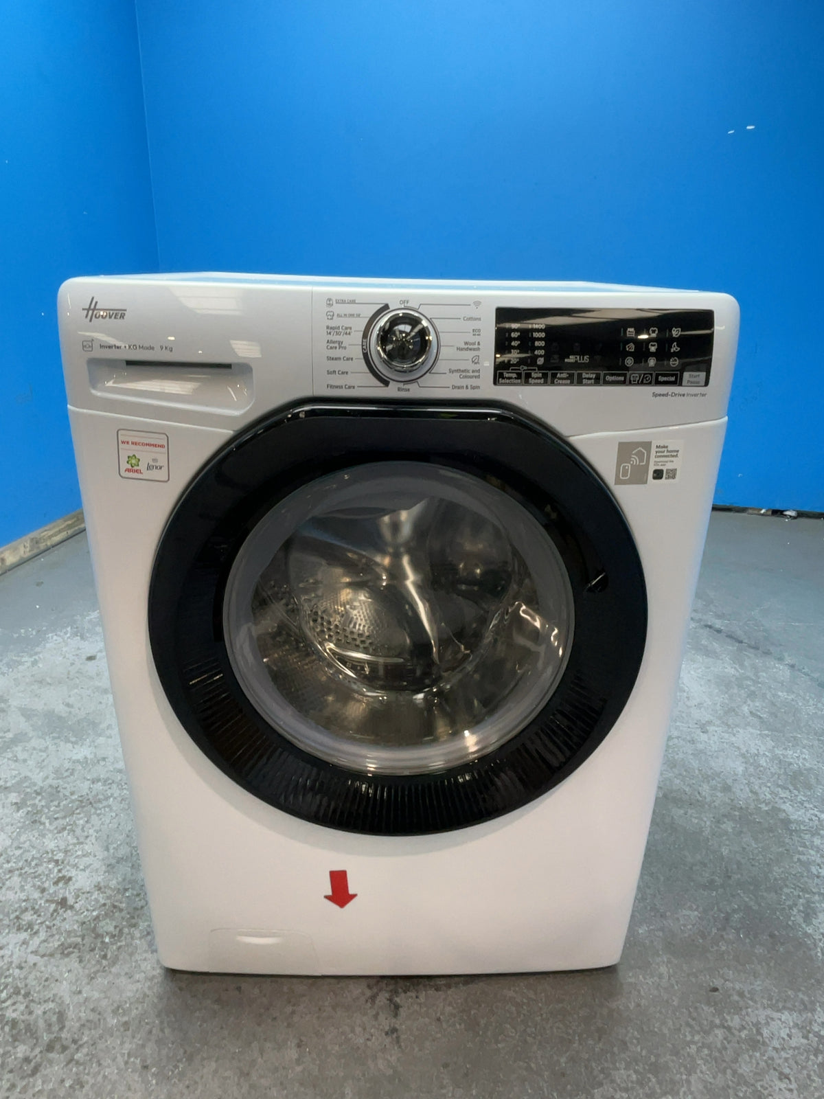 #GRC-166-999 - Hoover H-WASH 350 9kg 1400rpm Washing Machine – Allergy Care Pro, White