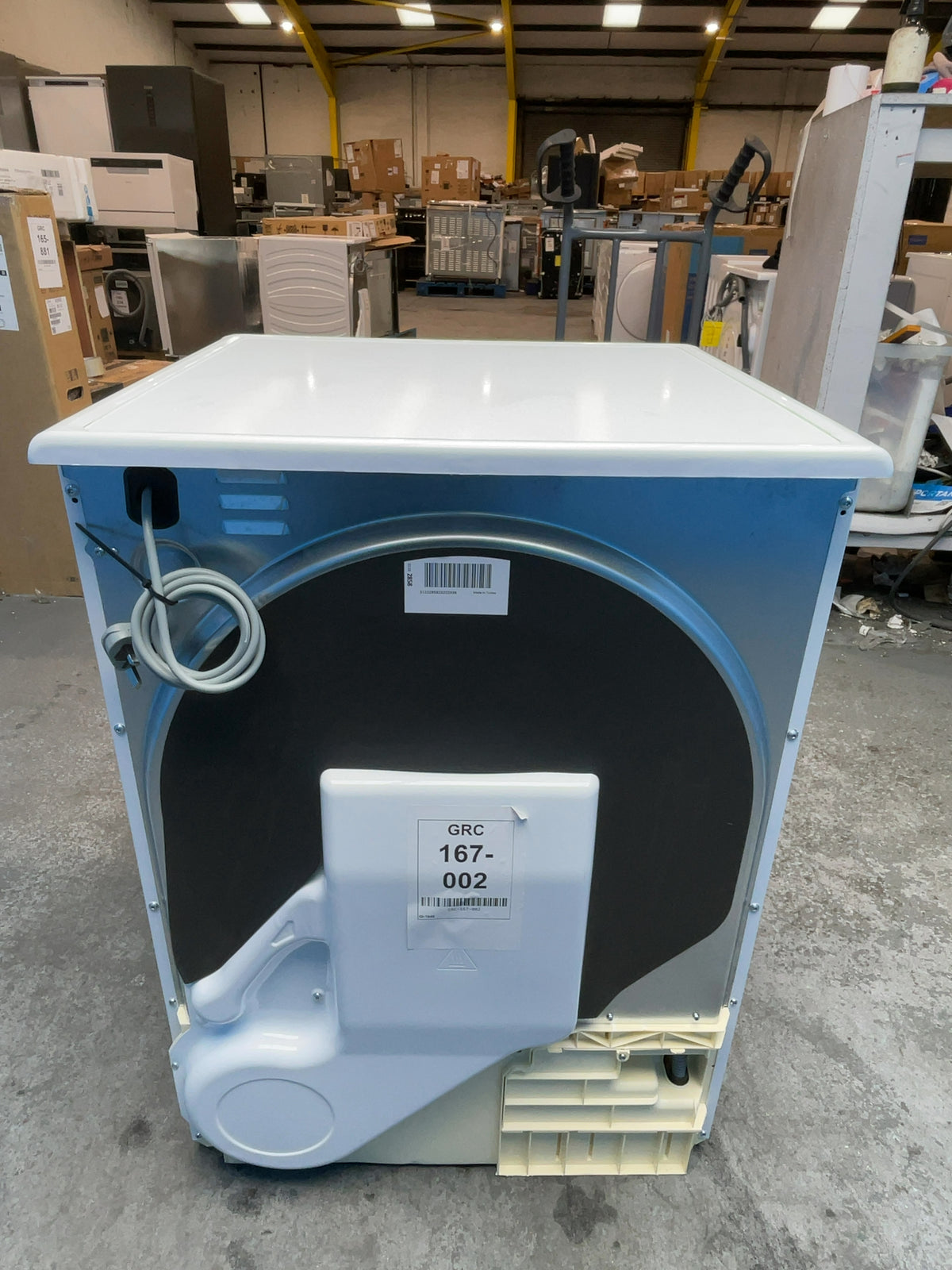 #GRC-167-002 - Hoover 9kg Condenser Tumble Dryer – WiFi Connected, White, B Energy Rating