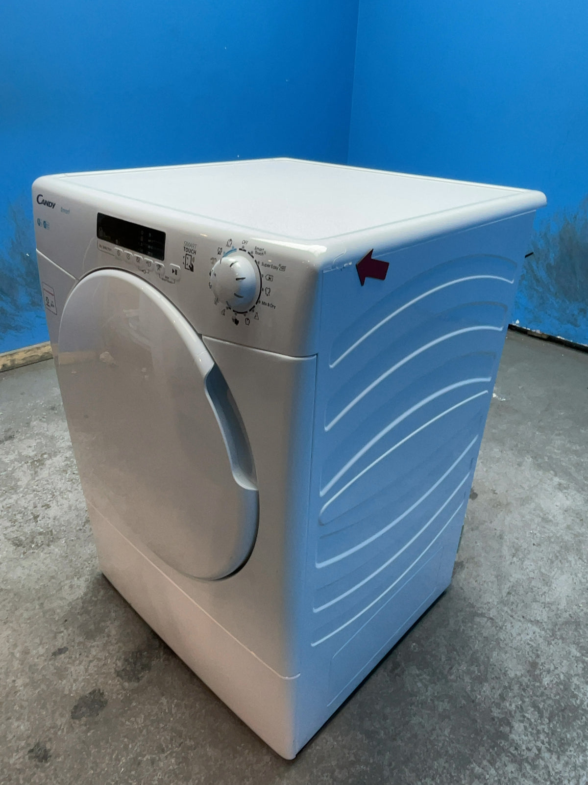 #GRC-167-021 - Candy Smart 9kg Vented Tumble Dryer – NFC Connectivity, White, G Energy Rating
