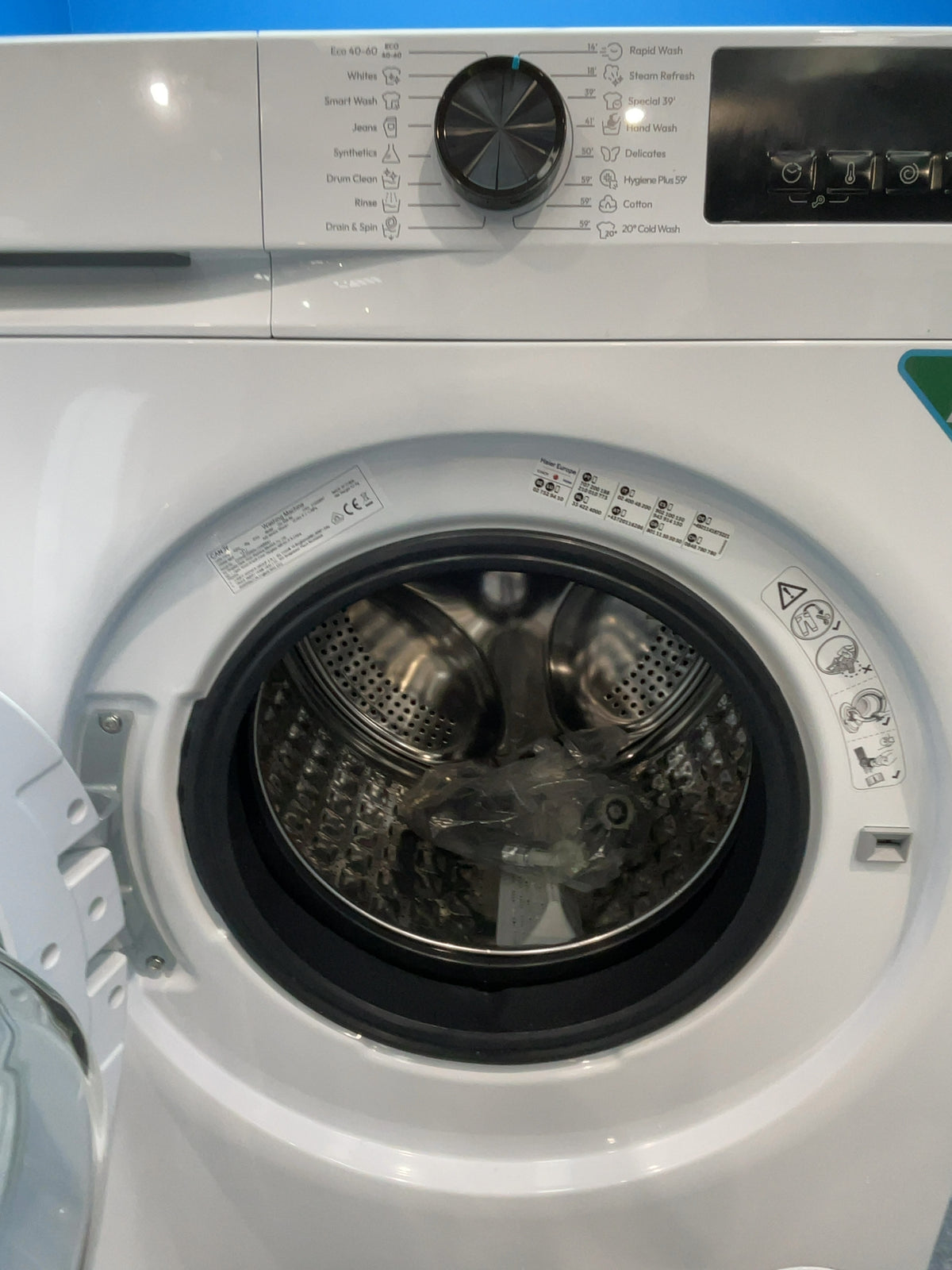 #GRC-167-025 - Candy 9kg 1400rpm Washing Machine – Quick Wash, MixPower System, White