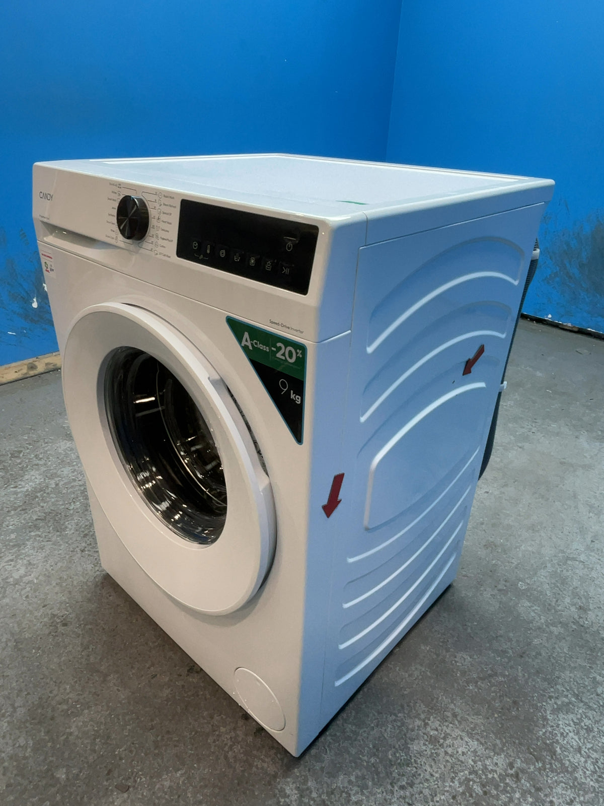 #GRC-167-025 - Candy 9kg 1400rpm Washing Machine – Quick Wash, MixPower System, White