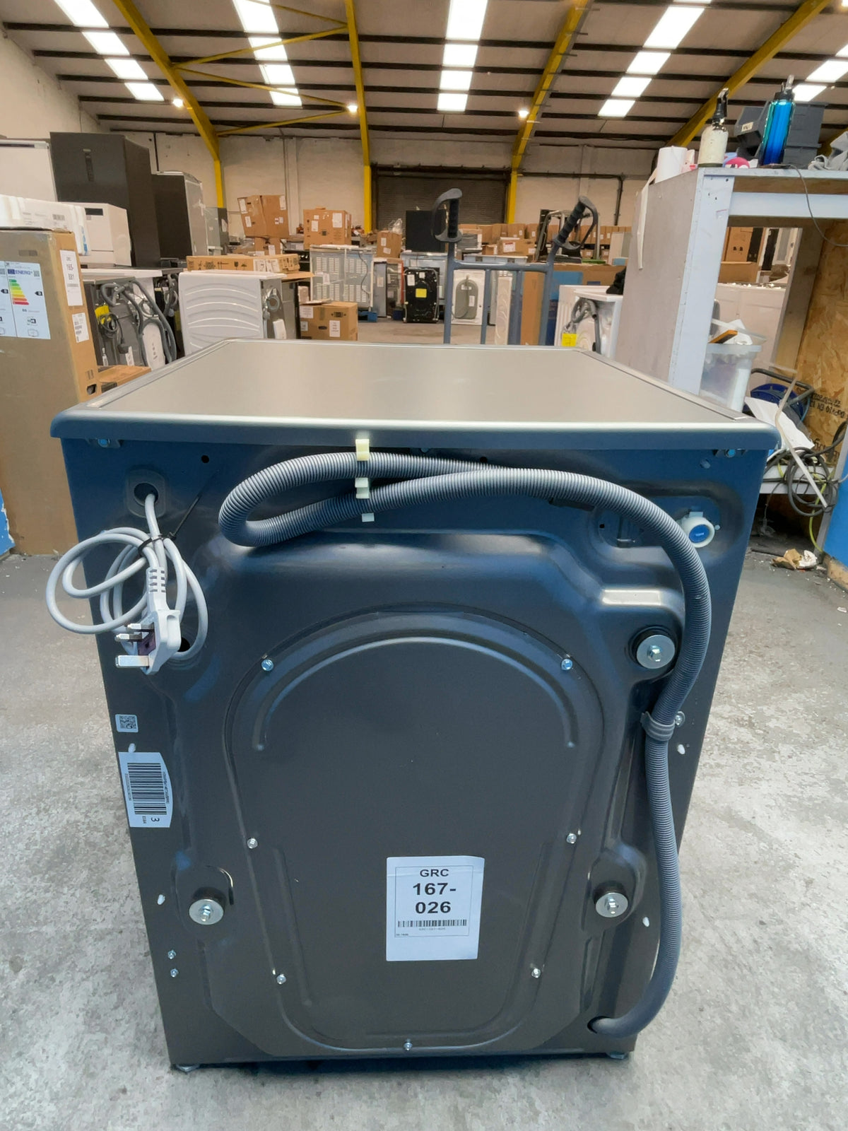 #GRC-167-026 - Hoover H-WASH 350 14kg 1400rpm Washing Machine – Quick Wash, Anthracite