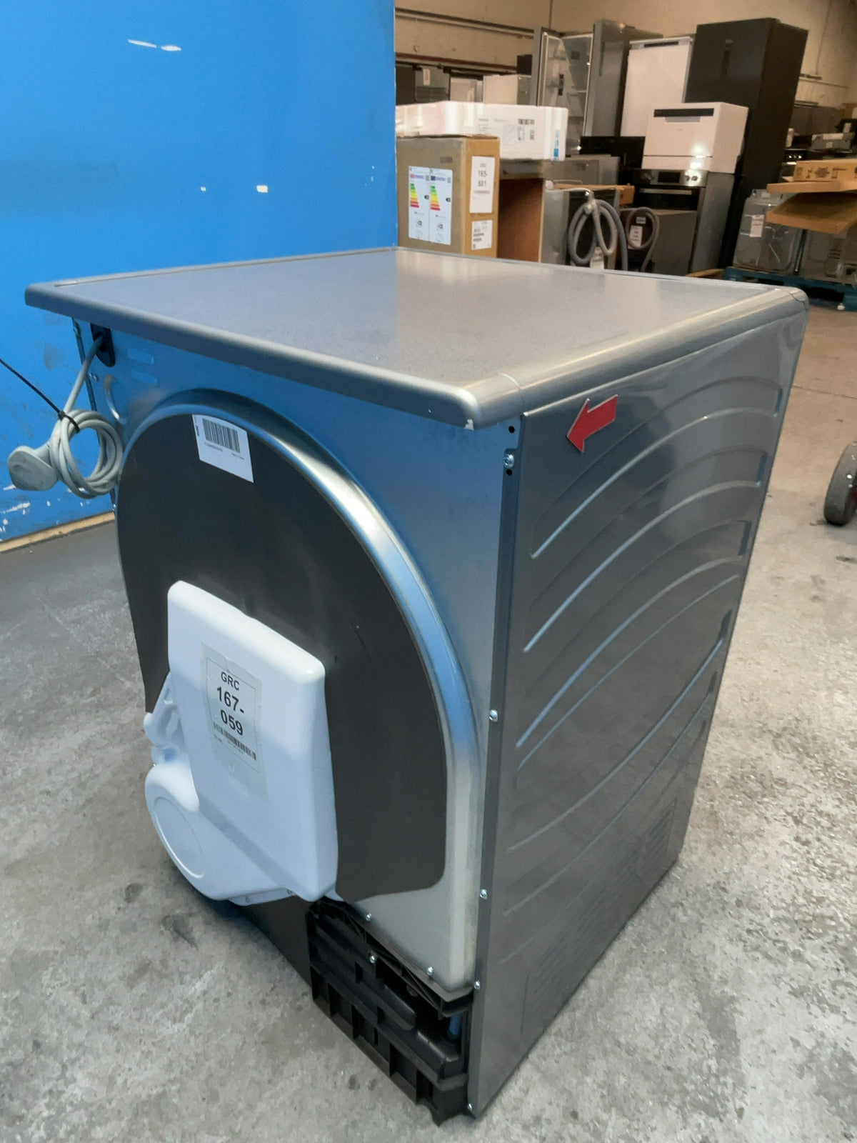 #GRC-167-059 - Hoover 10kg Condenser Tumble Dryer – WiFi Connected, Grey, B Energy Rating