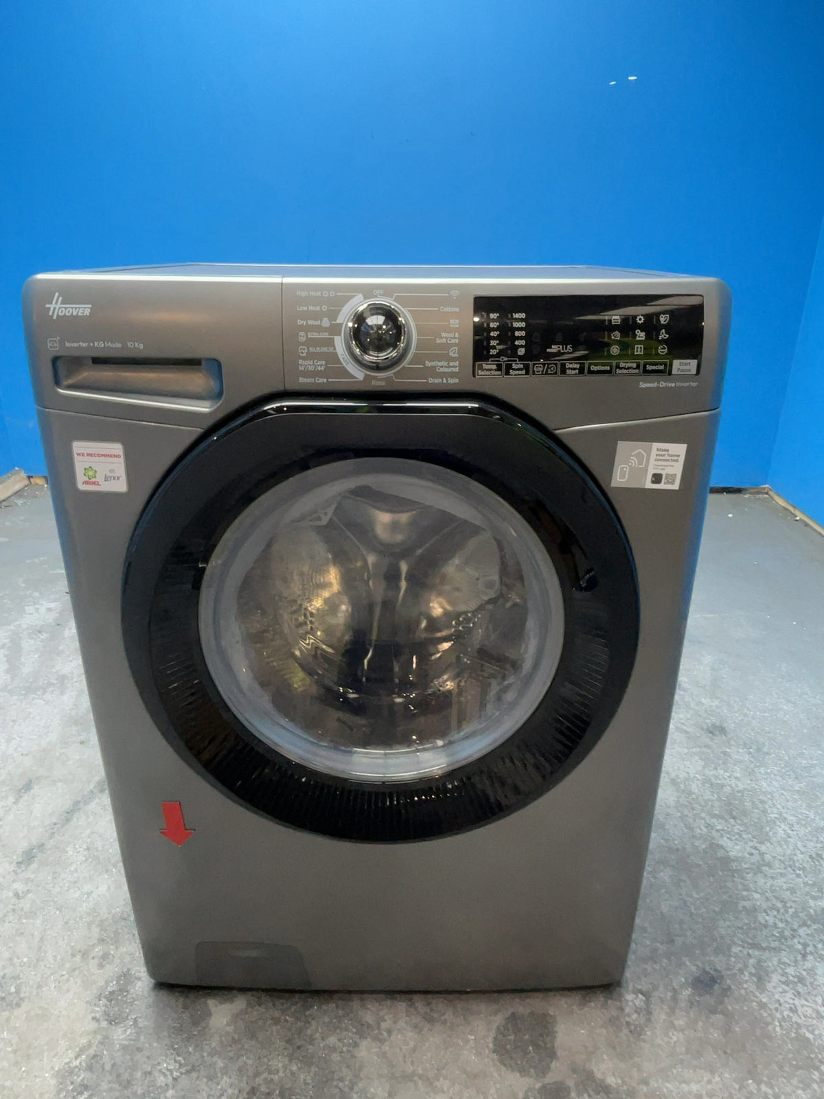 #GRC-167-061 - Hoover H-WASH & DRY 350 Washer Dryer – 8kg Wash, 6kg Dry, 1400rpm, WiFi Connected