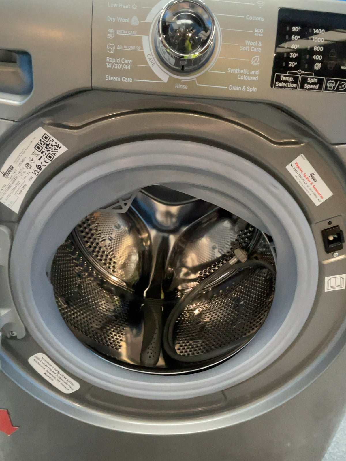 #GRC-167-061 - Hoover H-WASH & DRY 350 Washer Dryer – 8kg Wash, 6kg Dry, 1400rpm, WiFi Connected
