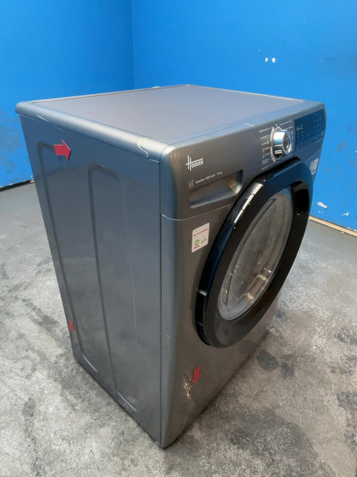 #GRC-167-061 - Hoover H-WASH & DRY 350 Washer Dryer – 8kg Wash, 6kg Dry, 1400rpm, WiFi Connected