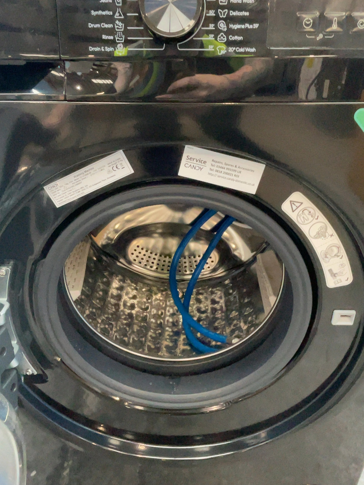 #GRC-167-065 - Candy Quick Pro 10kg 1400rpm Washing Machine – Inverter Motor, 8 Quick Cycles, Black