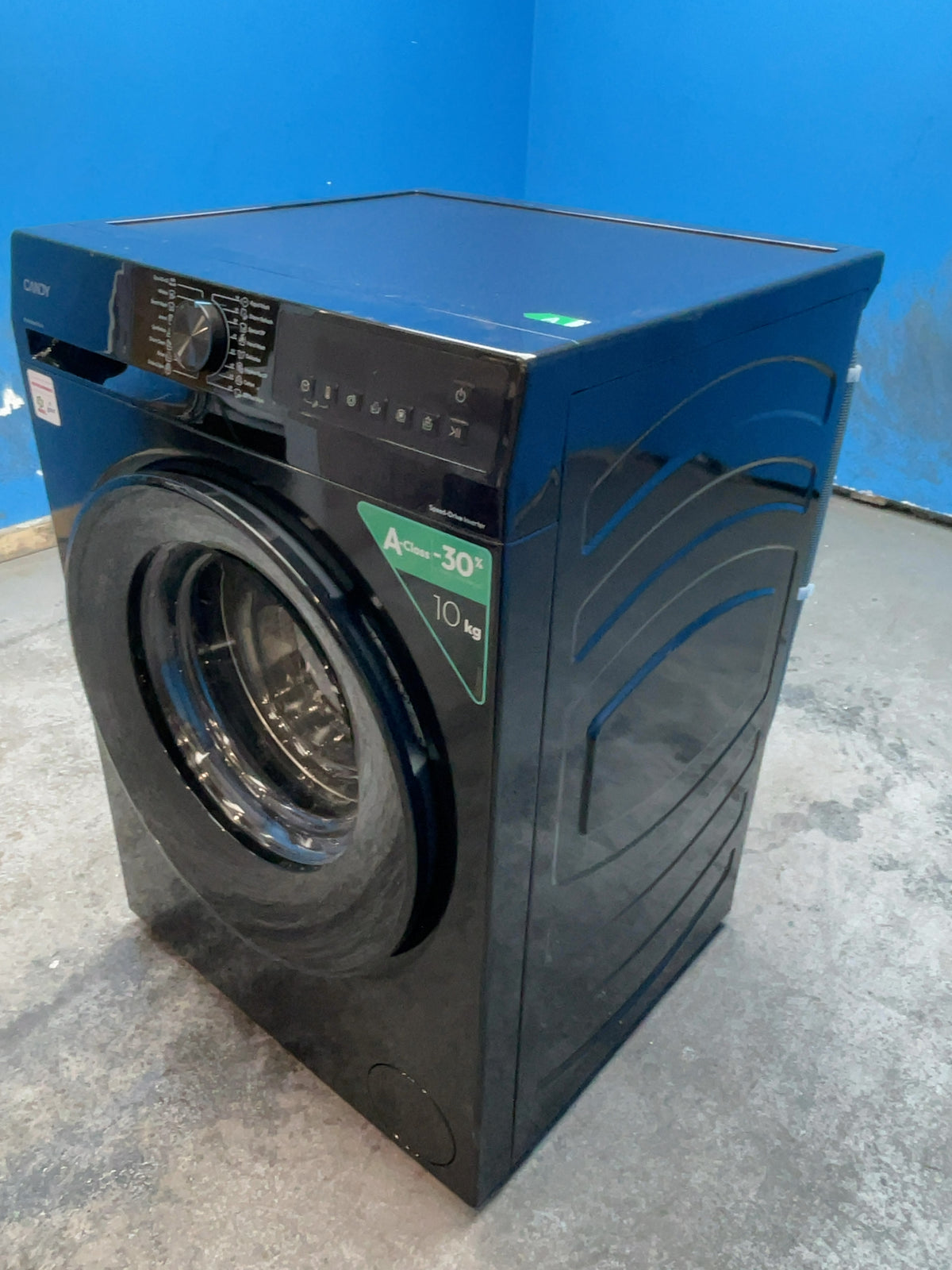 #GRC-167-065 - Candy Quick Pro 10kg 1400rpm Washing Machine – Inverter Motor, 8 Quick Cycles, Black