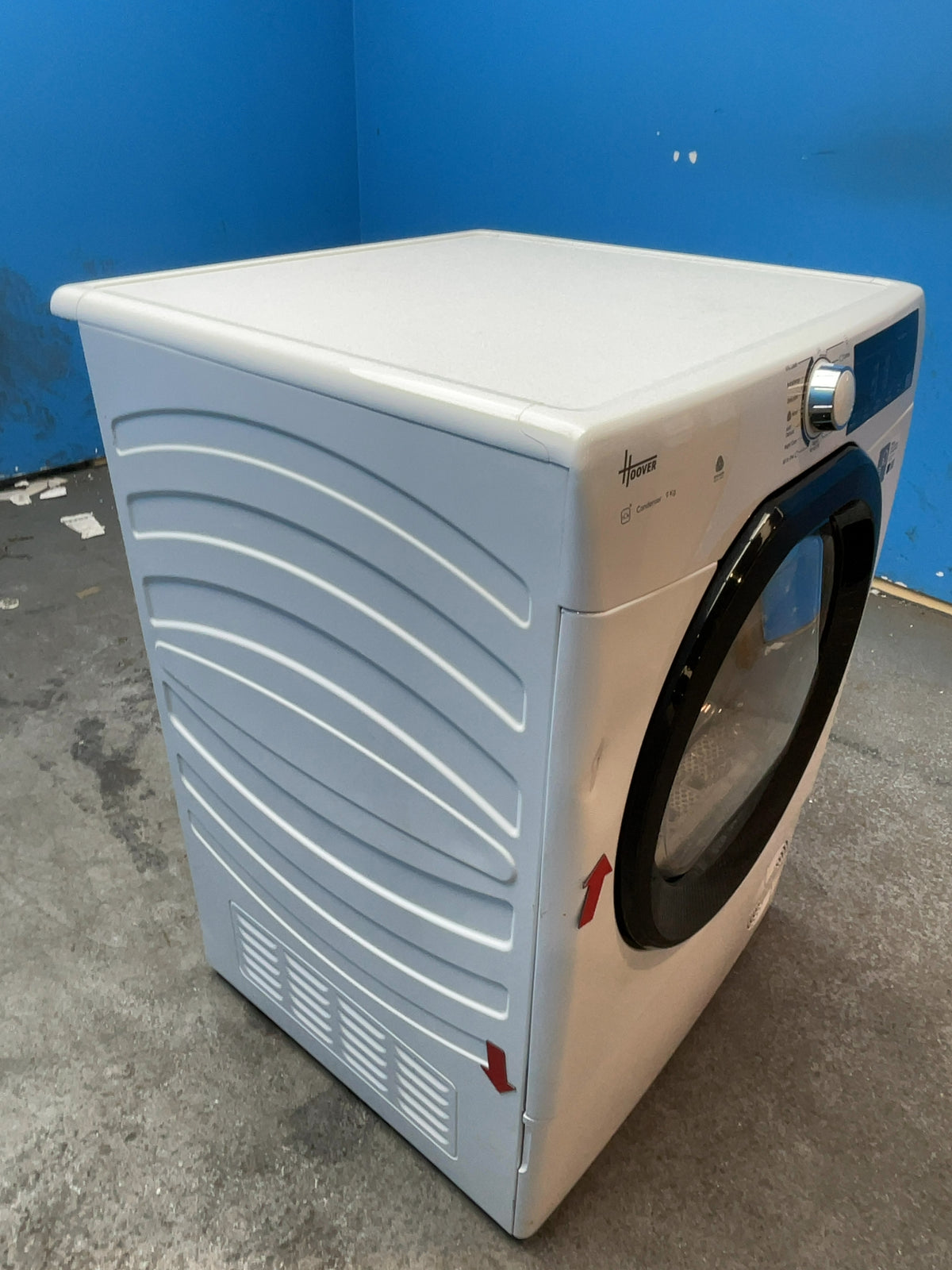 #GRC-167-069 - Hoover 9kg Condenser Tumble Dryer – WiFi Connected, White, B Energy Rating