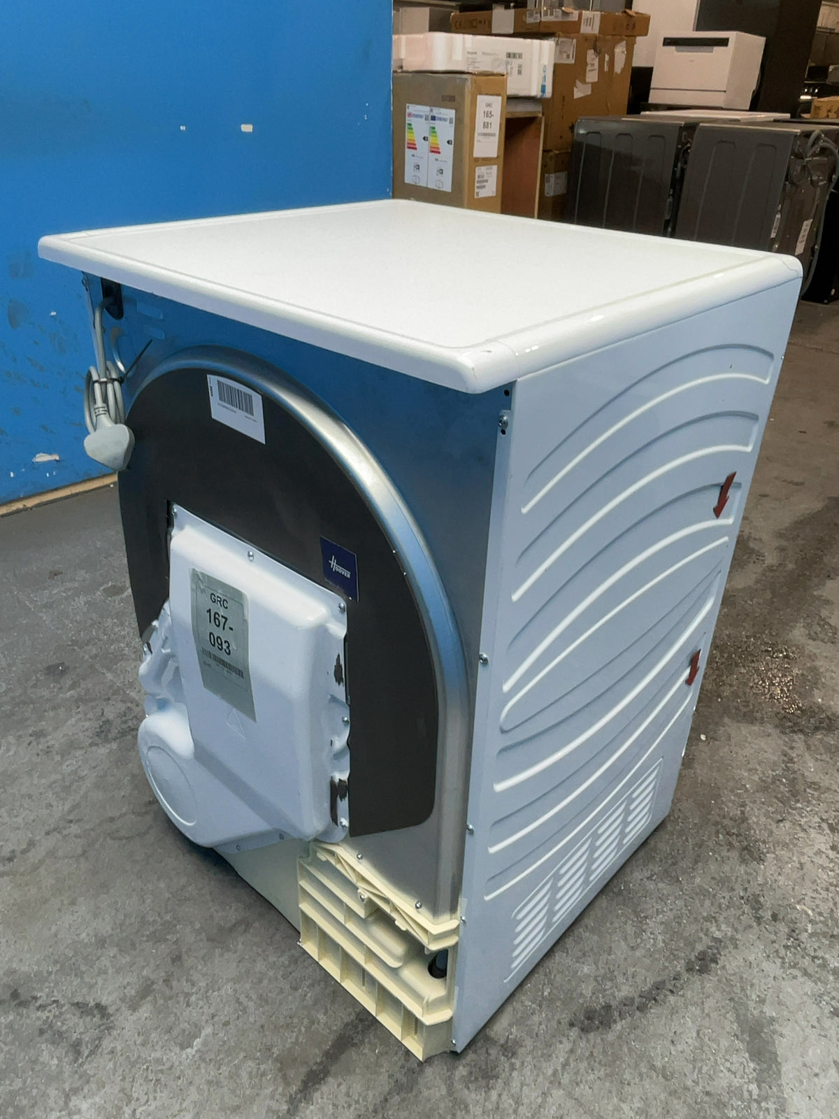 #GRC-167-093 - Hoover 10kg Condenser Tumble Dryer – Sensor Drying, White, B Energy Rating