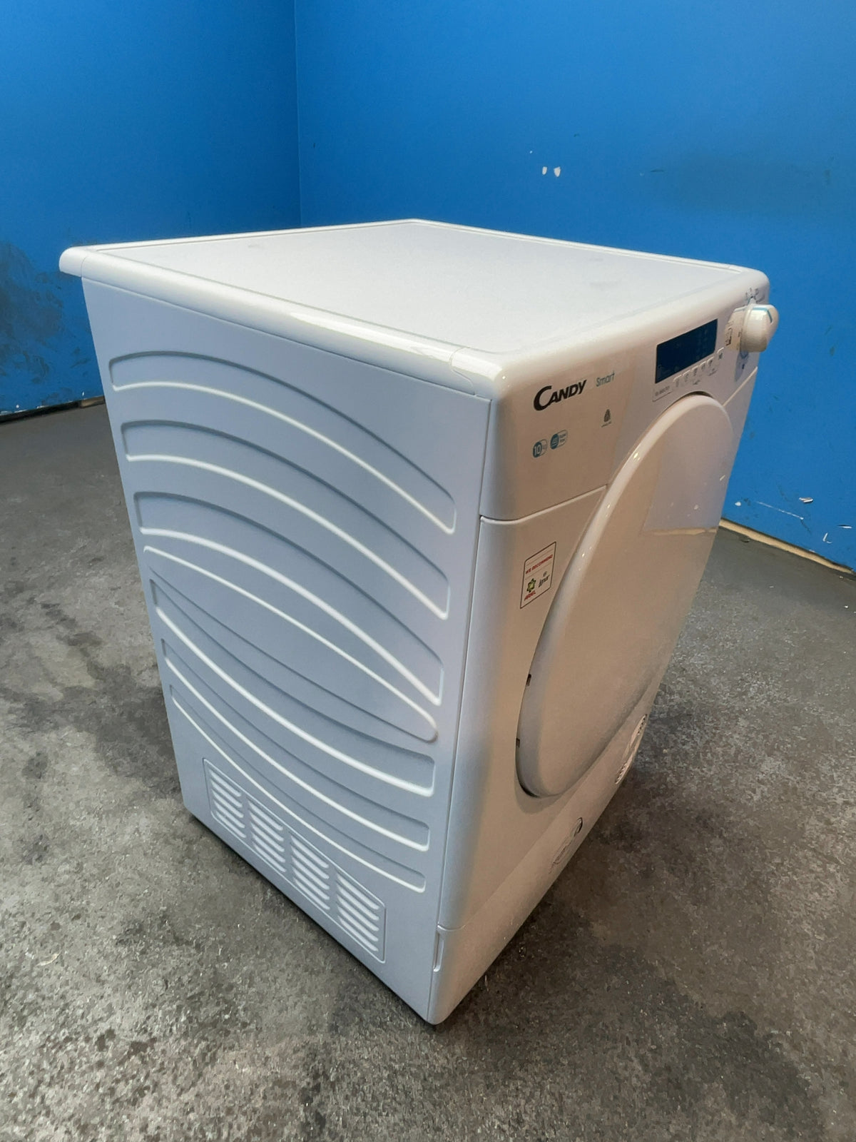 #GRC-167-095 - Candy Smart 10kg Condenser Tumble Dryer – Sensor Drying, White, G Energy Rating