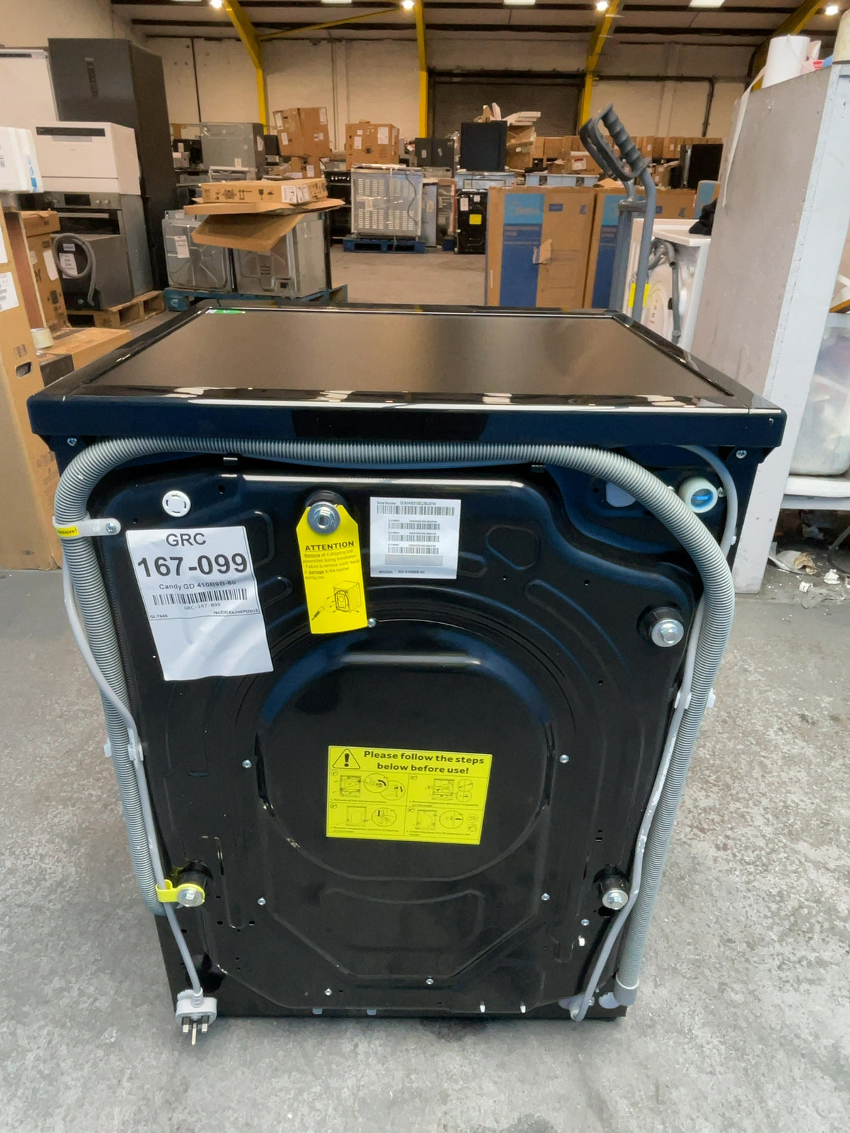 #GRC-167-099 - Candy Quick Pro 10kg 1400rpm Washing Machine – Inverter Motor, 8 Quick Cycles, Black