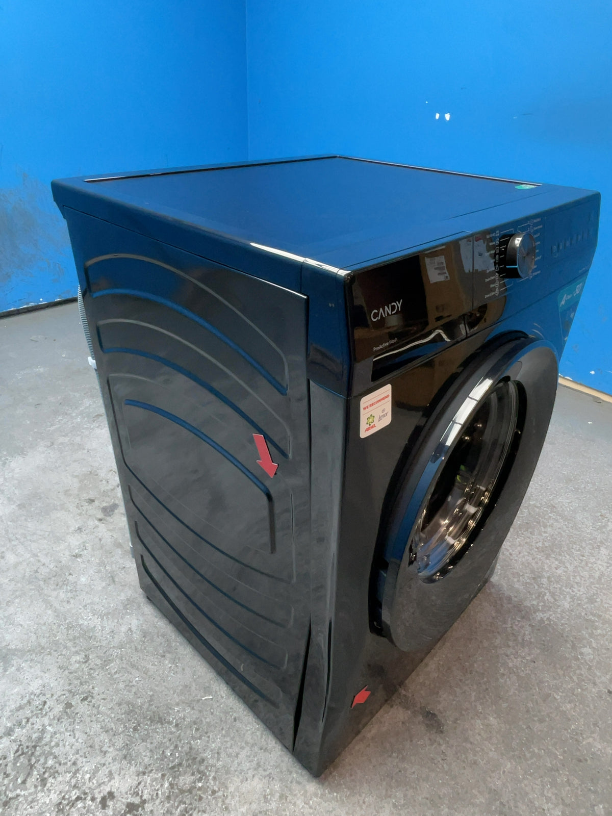 #GRC-167-099 - Candy Quick Pro 10kg 1400rpm Washing Machine – Inverter Motor, 8 Quick Cycles, Black