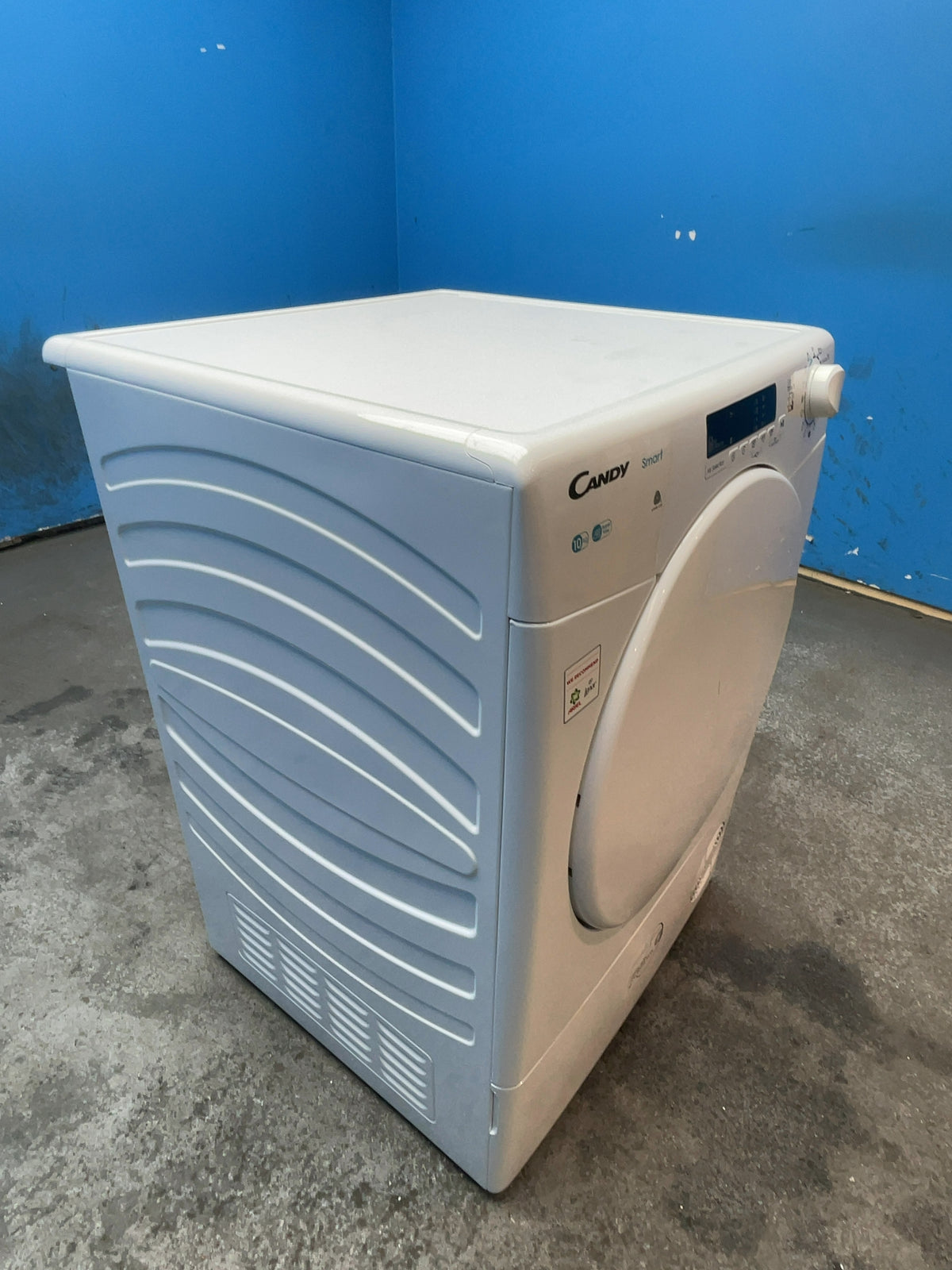 #GRC-167-109 - Candy Smart 10kg Condenser Tumble Dryer – Sensor Drying, White, G Energy Rating