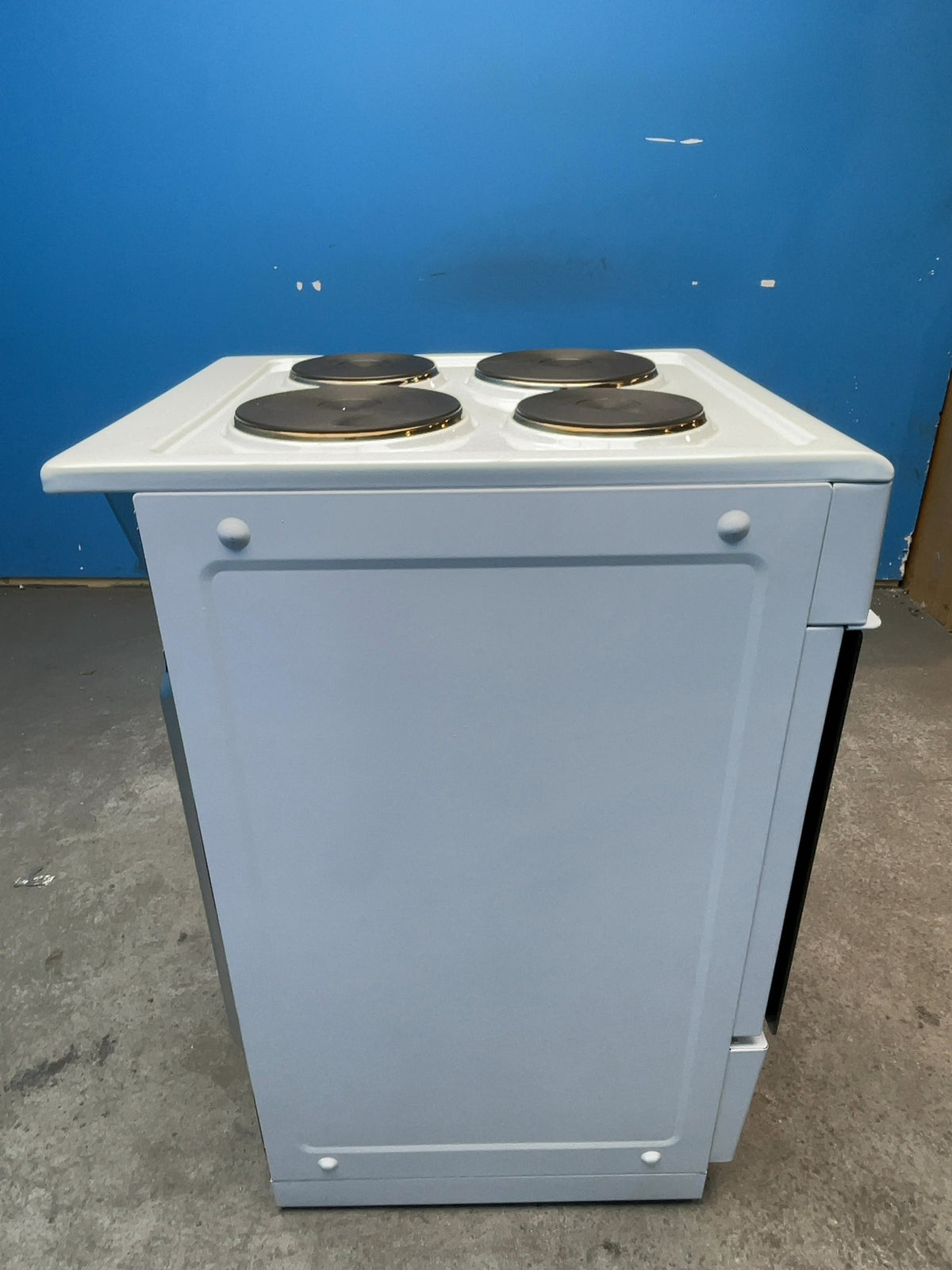 #GRC-167-122 - Midea 50cm Electric Cooker – Solid Plate Hob, Integrated Grill, White