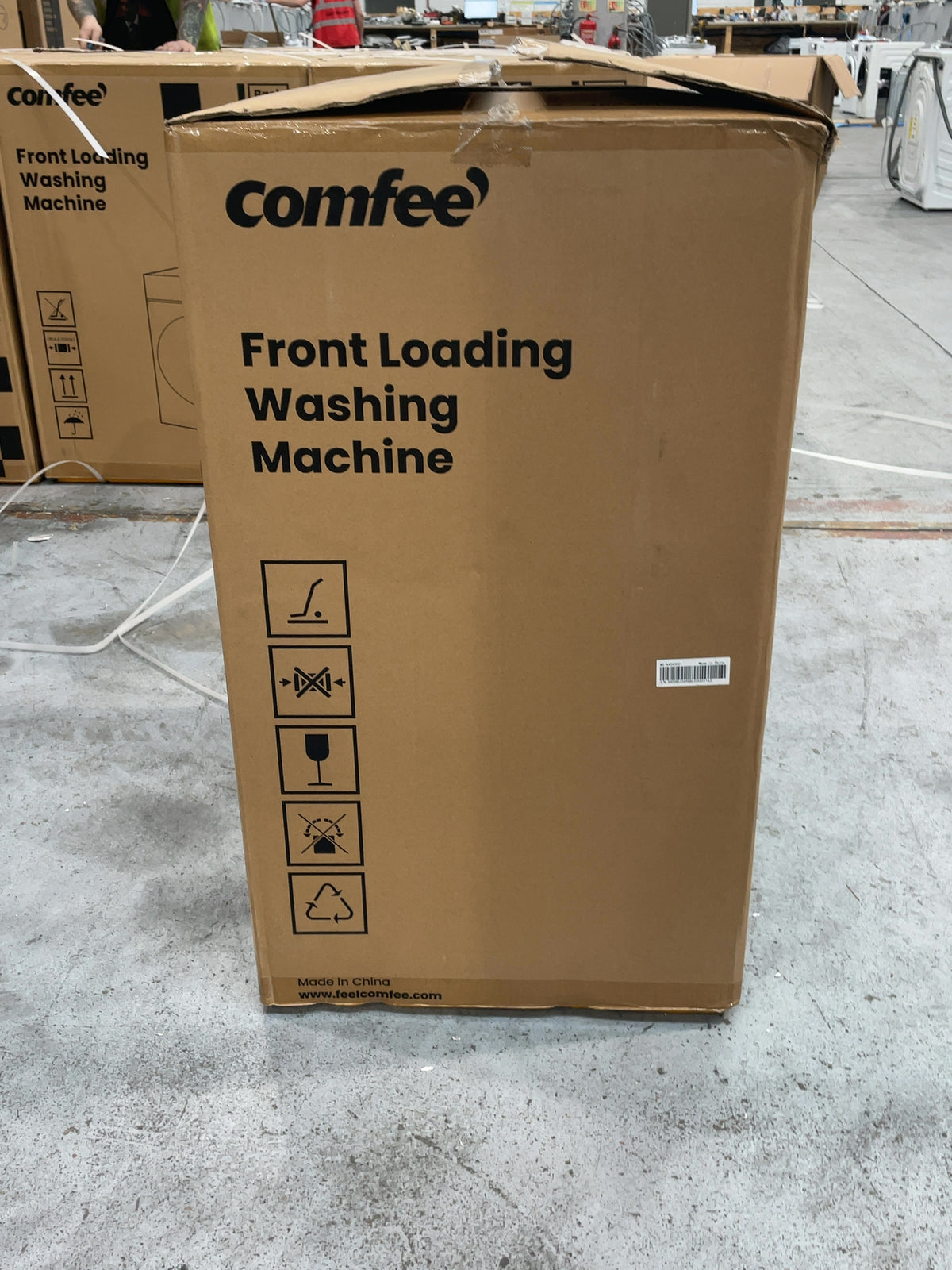 #GRC-167-144 - Comfee 7kg 1200rpm Washing Machine – Steam Wash & 15 Min Quick Cycle, White