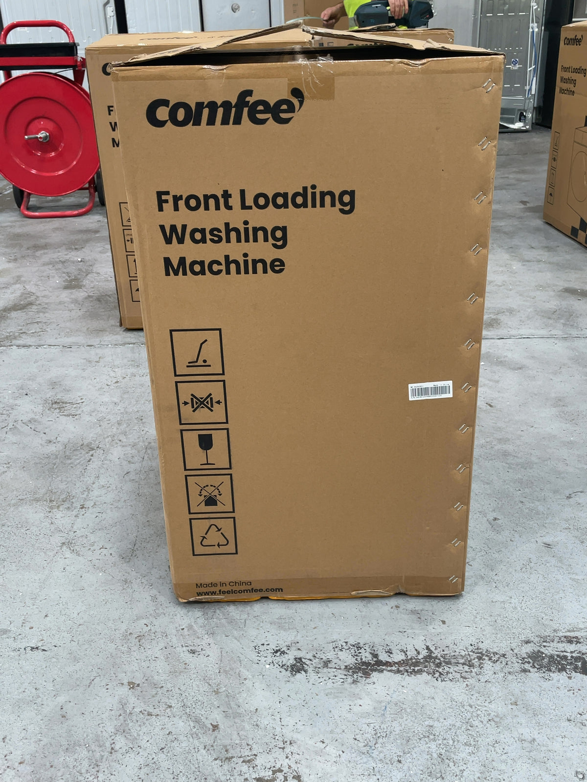 #GRC-167-158 - Comfee 7kg 1200rpm Washing Machine – Steam Wash & 15 Min Quick Cycle, White