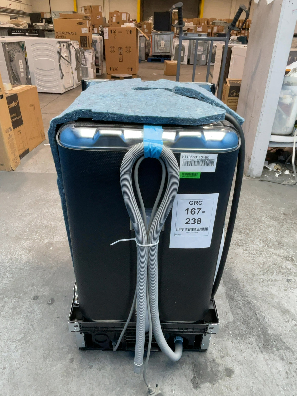 #GRC-167-238 - Hoover H-DISH 500 Slimline Integrated Dishwasher – 11 Place Settings, WiFi Connected