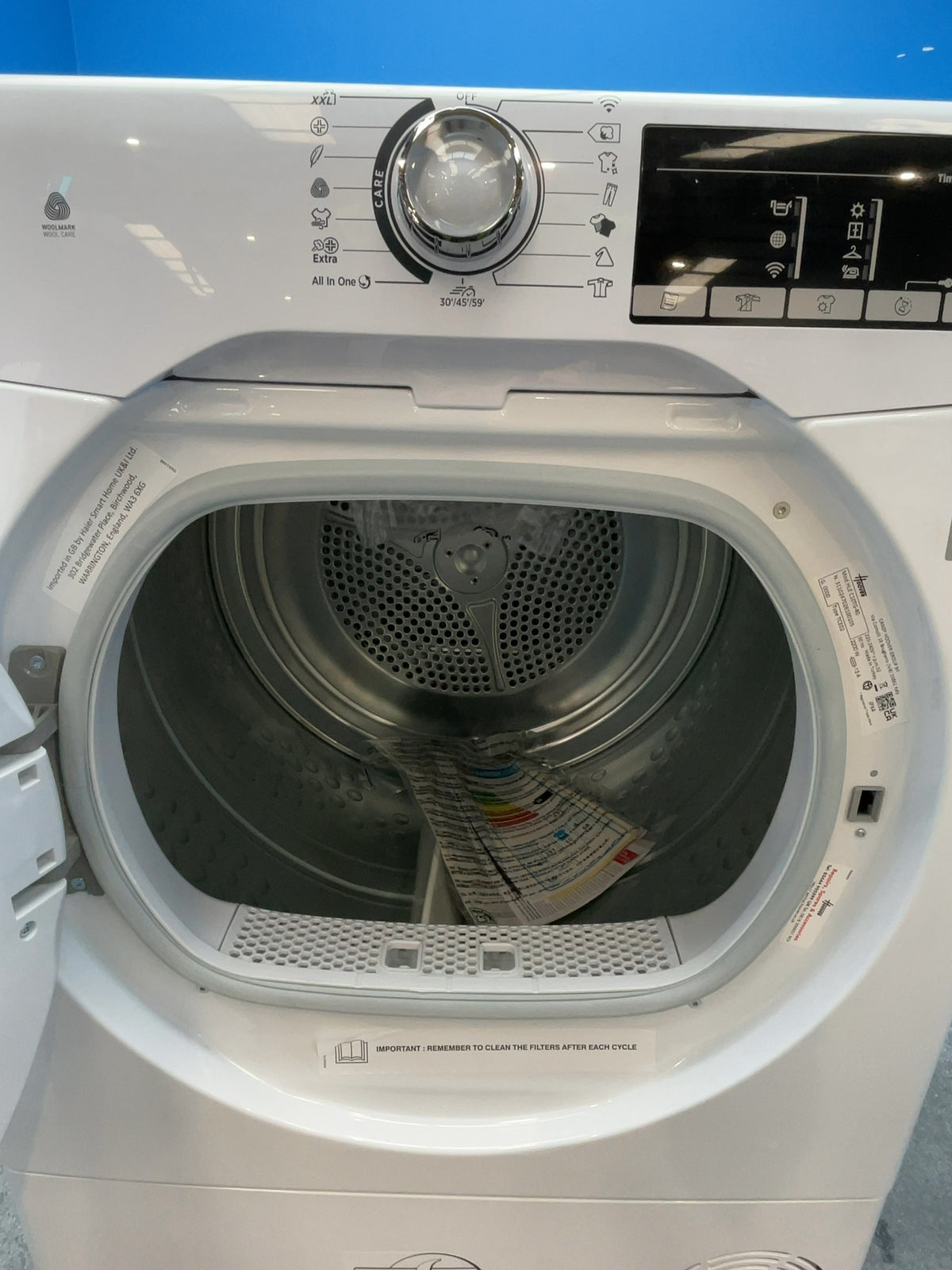 #GRC-167-241 - Hoover H-DRY 300 10kg Condenser Tumble Dryer – WiFi Connected, White