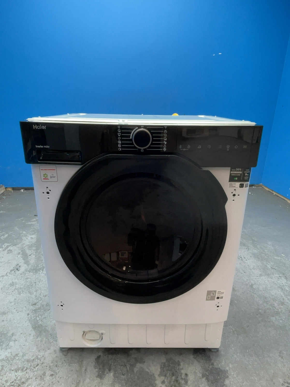 #GRC-167-259 - Haier 9kg 1600rpm Integrated Washing Machine – Instant Mix Technology, White