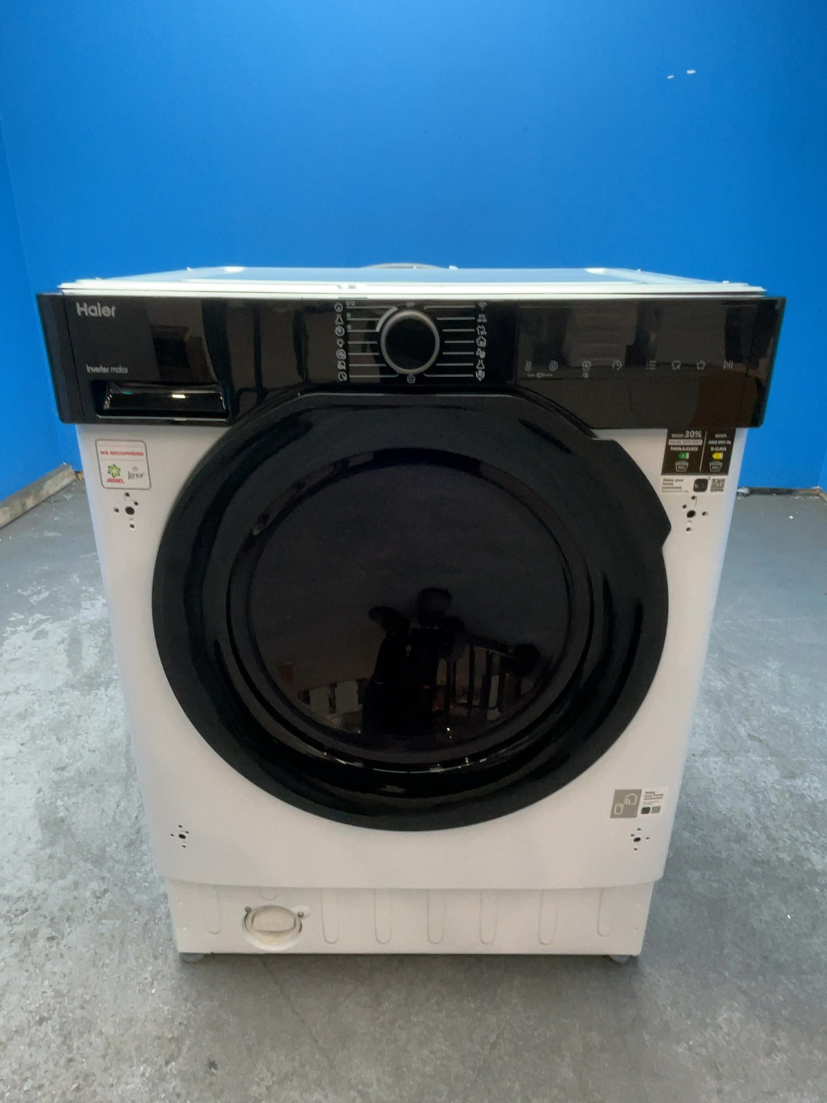 #GRC-167-264 - Haier Integrated Washer Dryer – 9kg Wash, 6kg Dry, 1600rpm, WiFi Connected, White