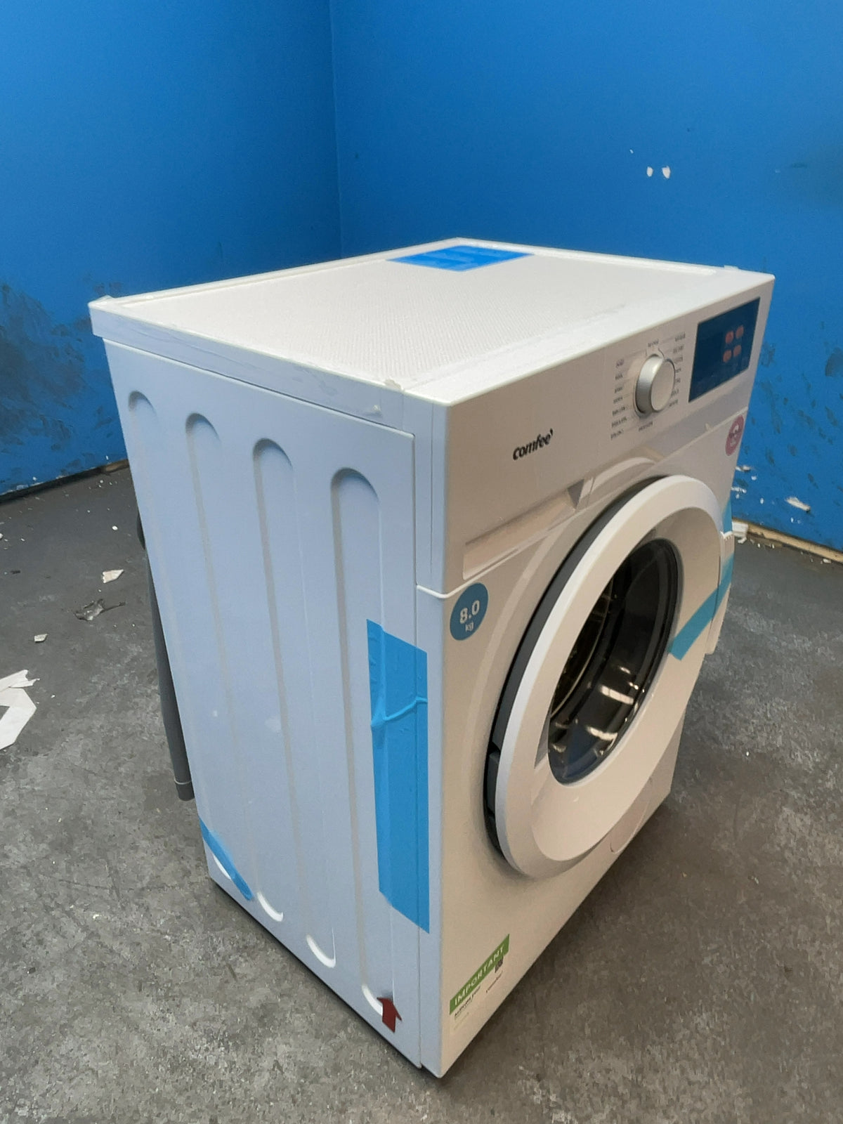 #GRC-167-304 - Comfee 8kg 1400rpm Washing Machine – Steam Clean, 15 Programmes & Delay Start