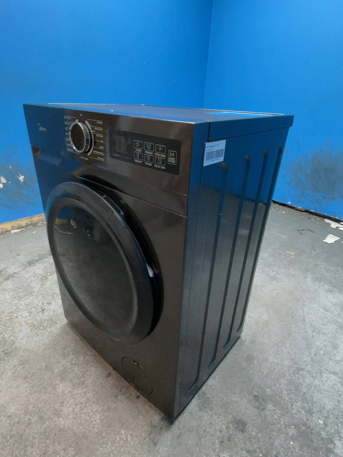 #GRC-167-339 - Midea 8kg 1400rpm Washing Machine – Lunar Dial LED, Inverter Motor, White
