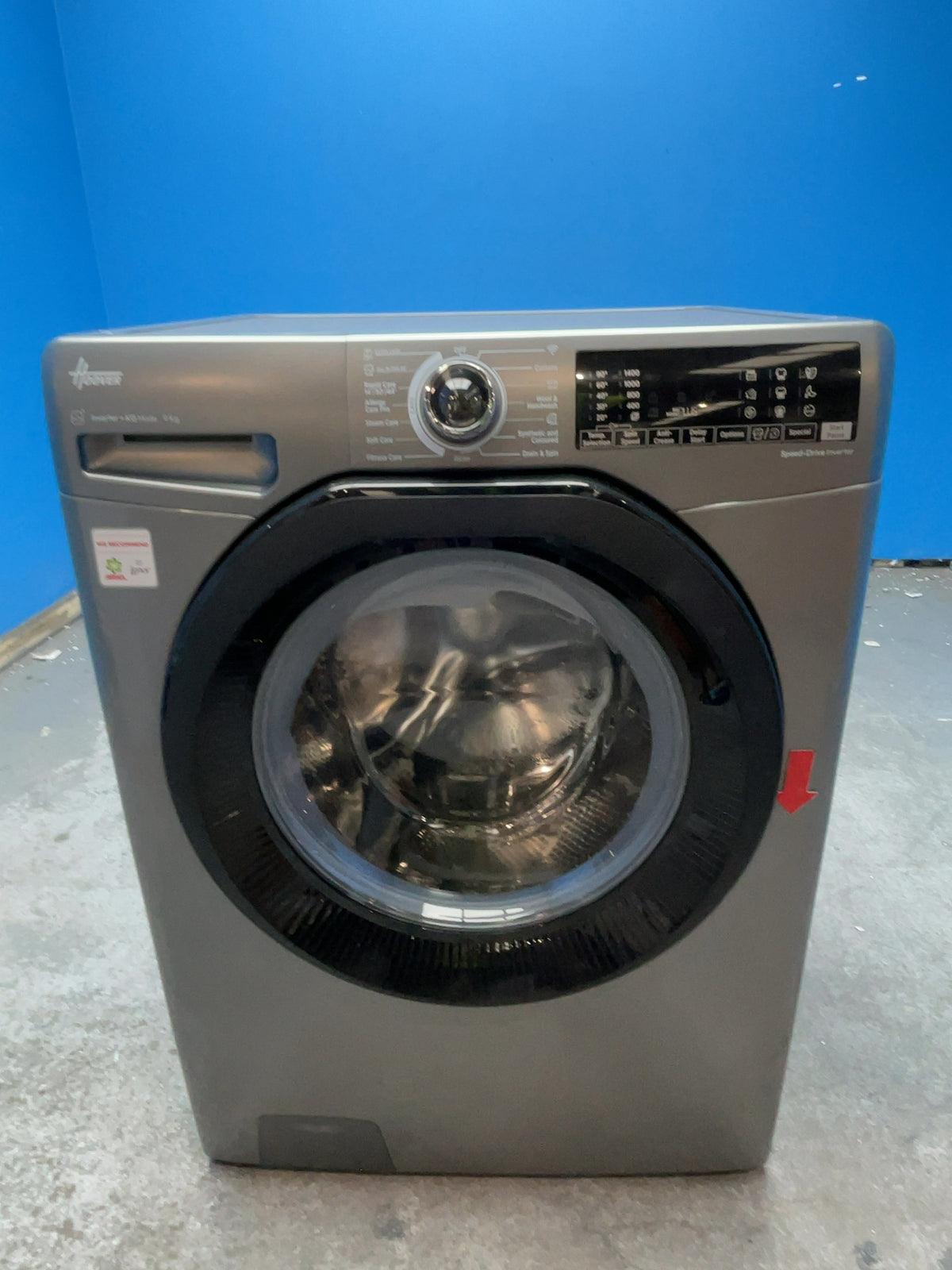 #GRC-167-407 - Hoover H-WASH 350 9kg 1400rpm Washing Machine – Eco-Power Inverter Motor